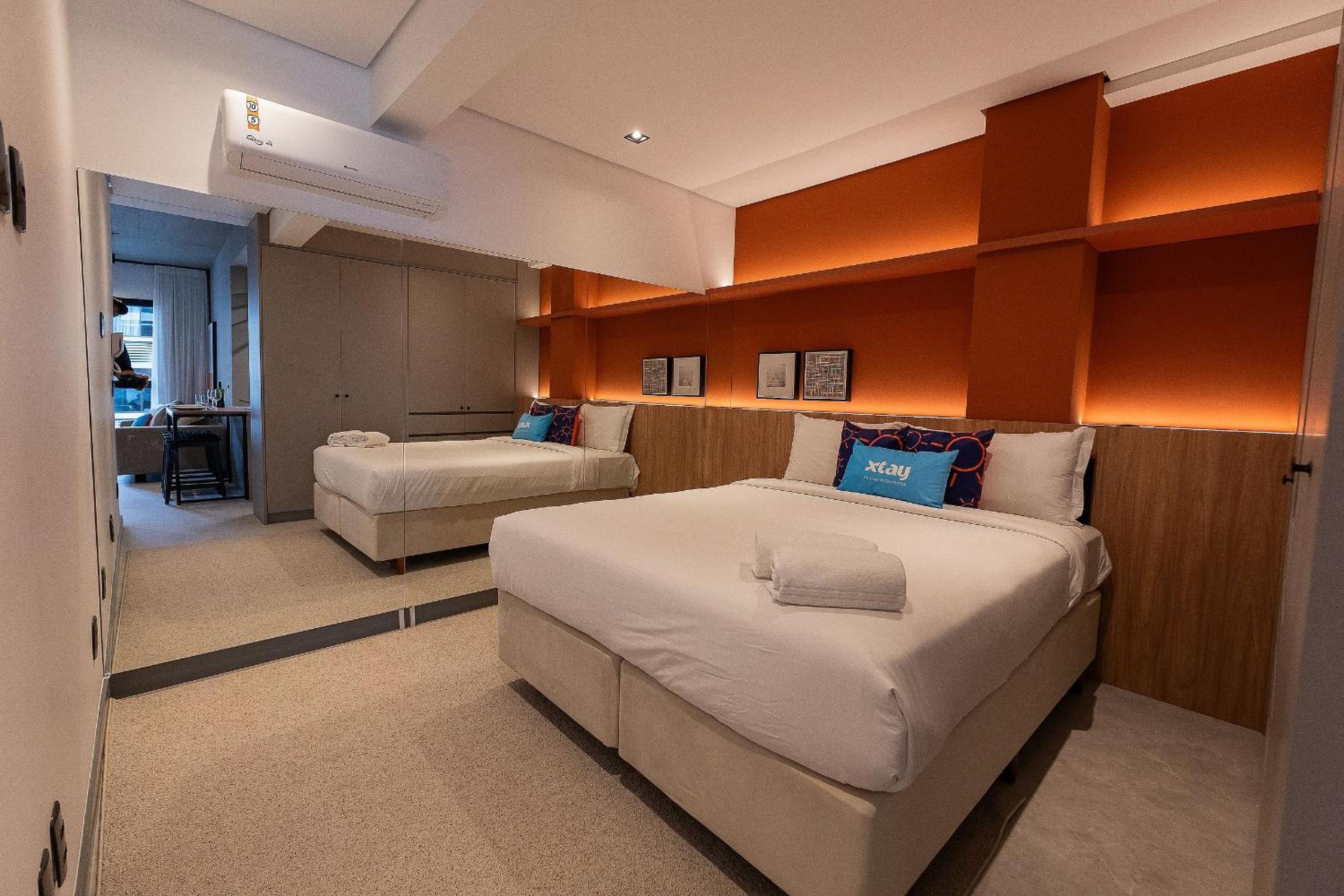 Xtay Oslo Florianópolis - Residential studio 5 minutes from downtown, close to Epic School and Atlantis Executive Center