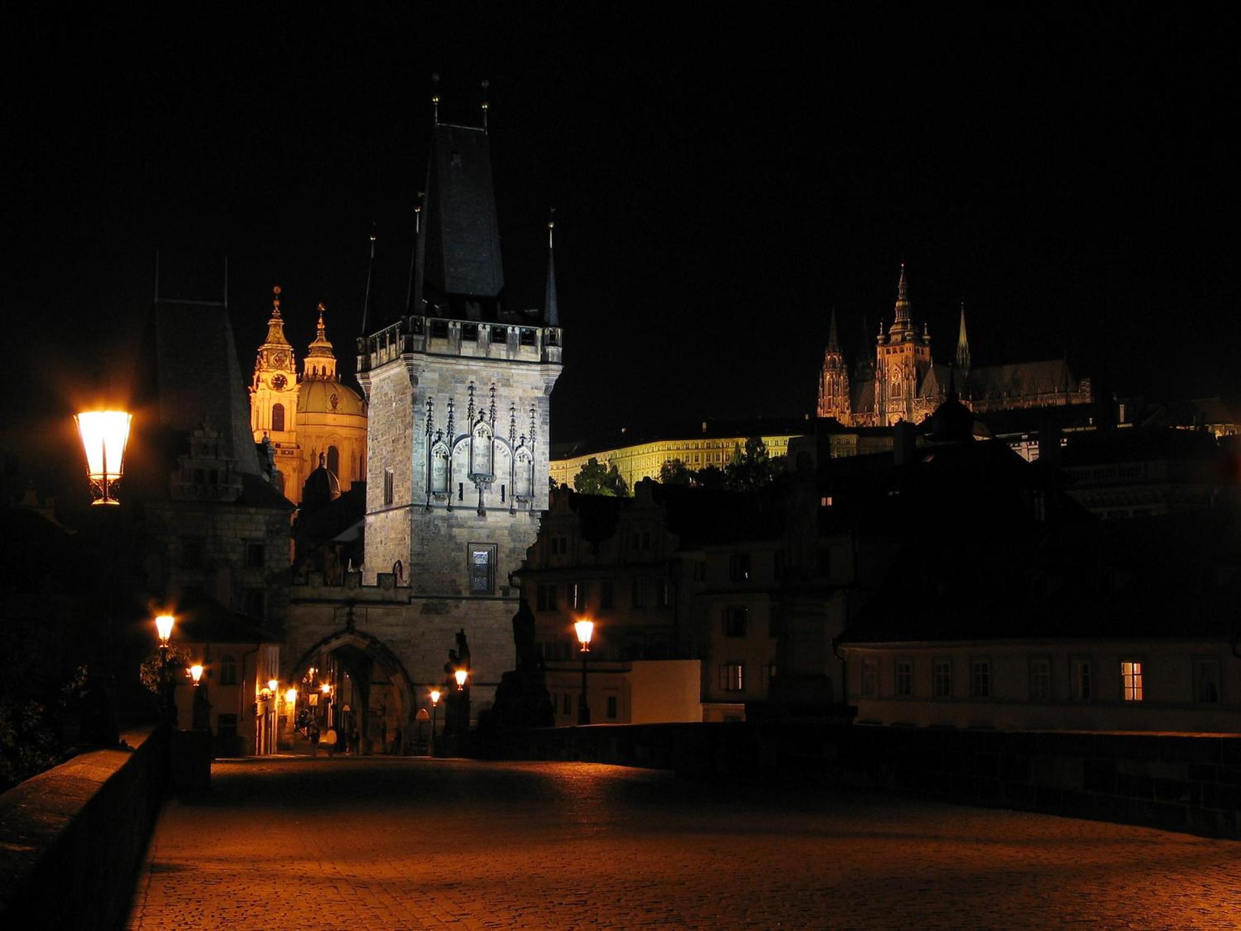 Royal Apartment by Charles Bridge view of Saint Nicholas Church