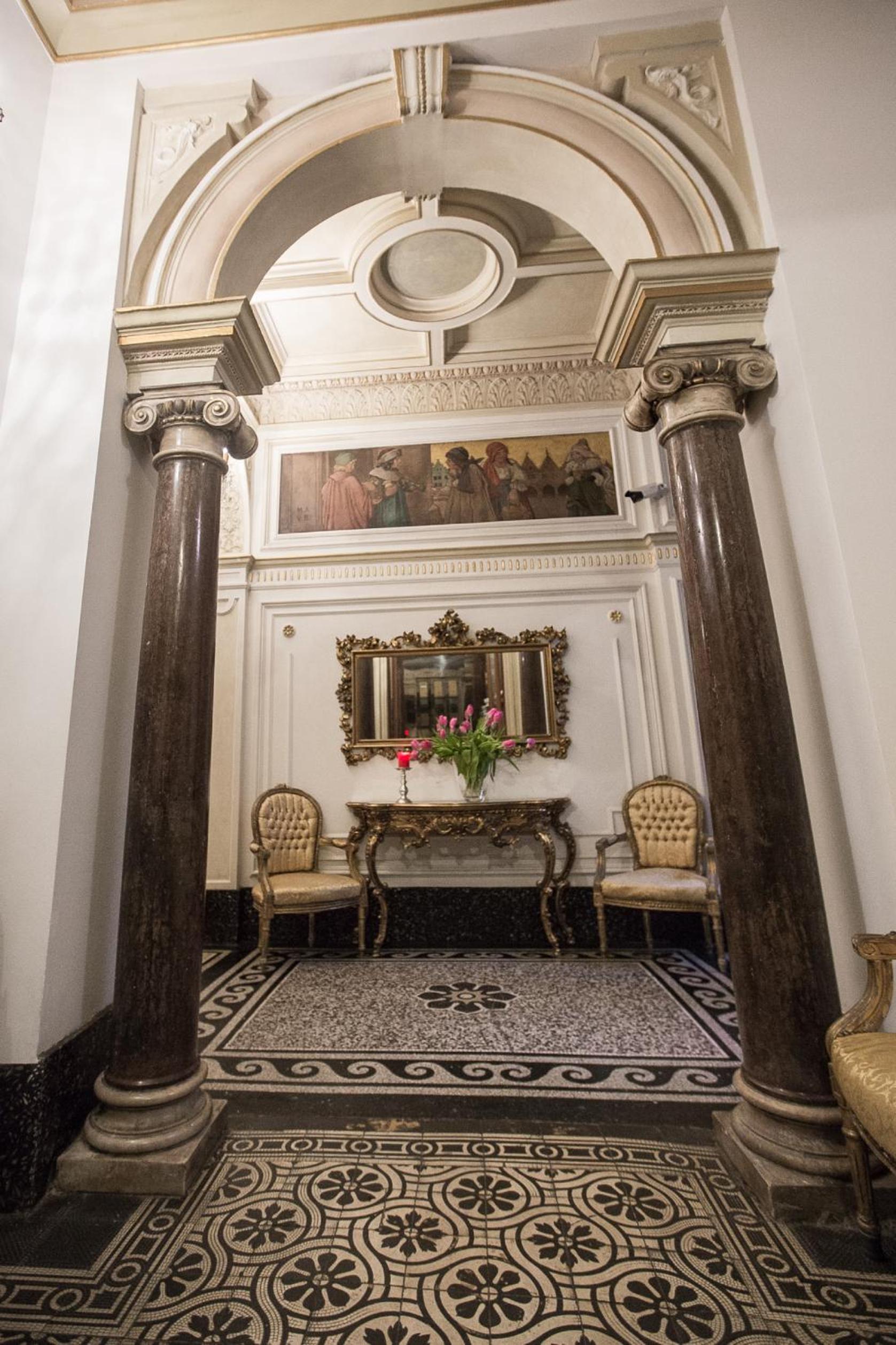 Royal Apartment by Charles Bridge view of Saint Nicholas Church