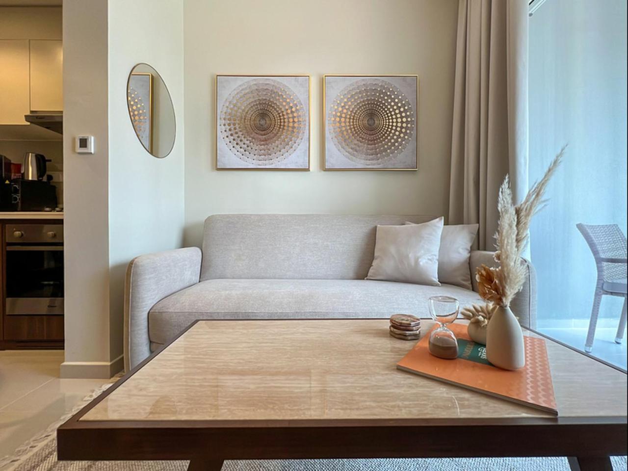 Keyrock Living - 1BR at Reva Residence with Lake View