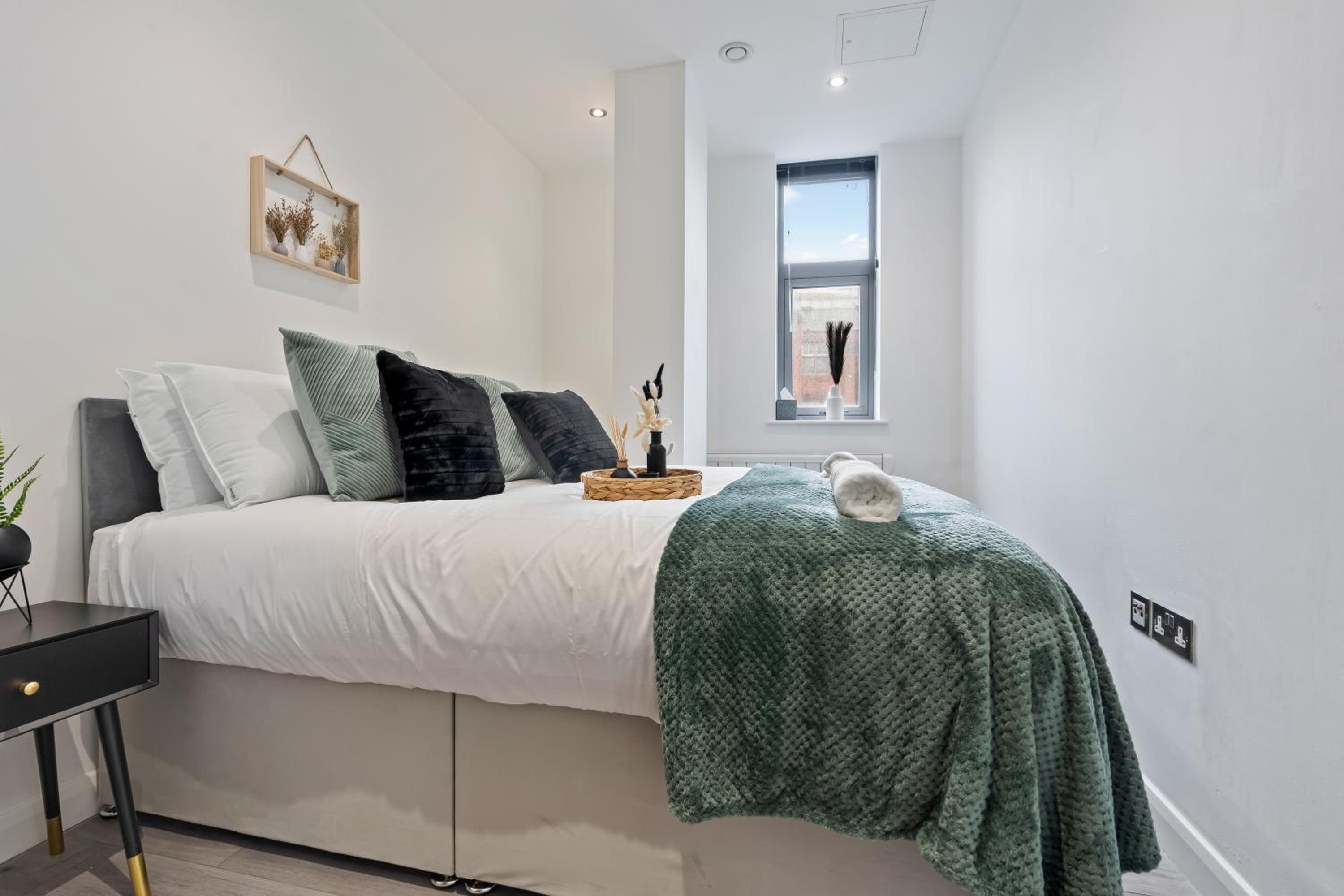 Emerald Luxe Leicester, City Centre Apartment, Sofa Bed, Netflix WiFi, Parking