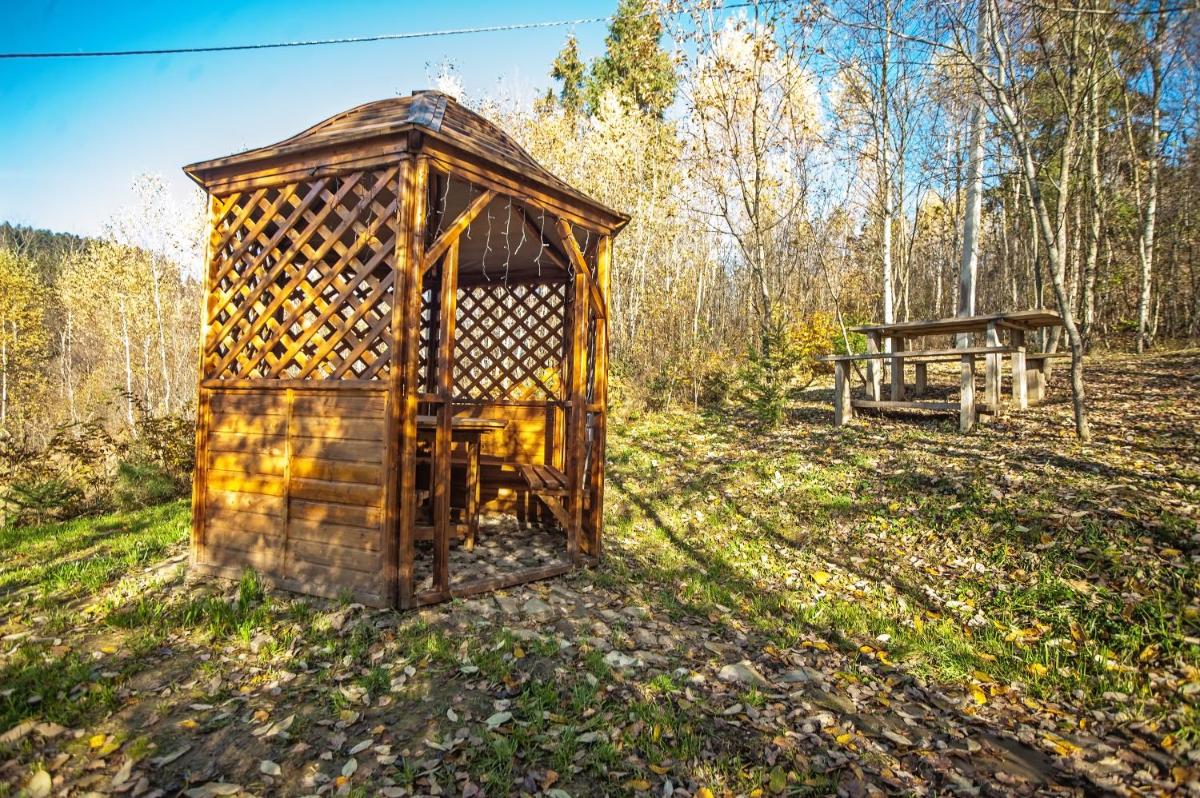 outdoor BBQ area