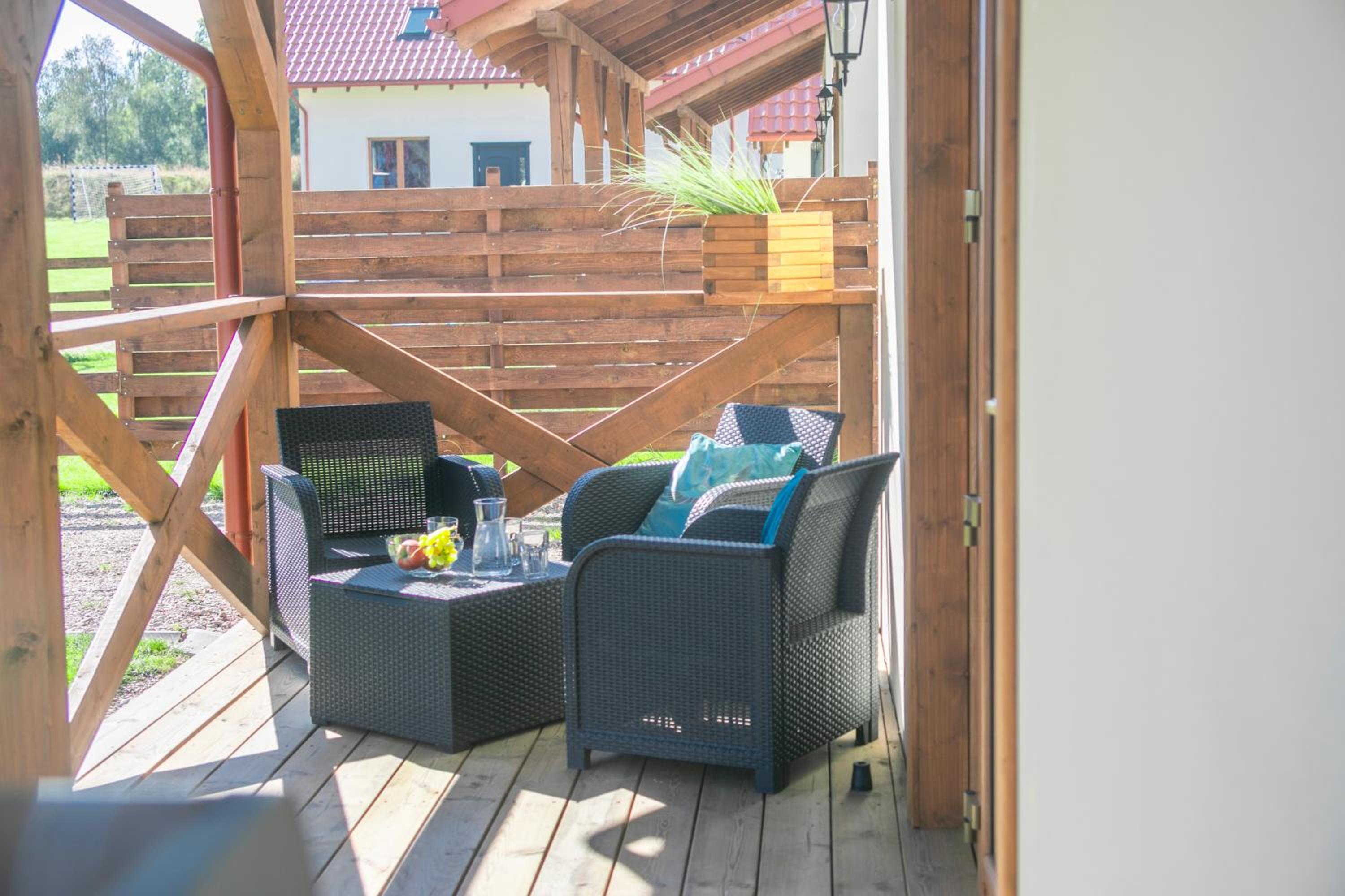 Ostoja Lemany - domki na Kaszubach, sauna, balia-jacuzzi, plac zabaw, tyrolka , dwa boiska, miejsce na ognisko, grill gazowy