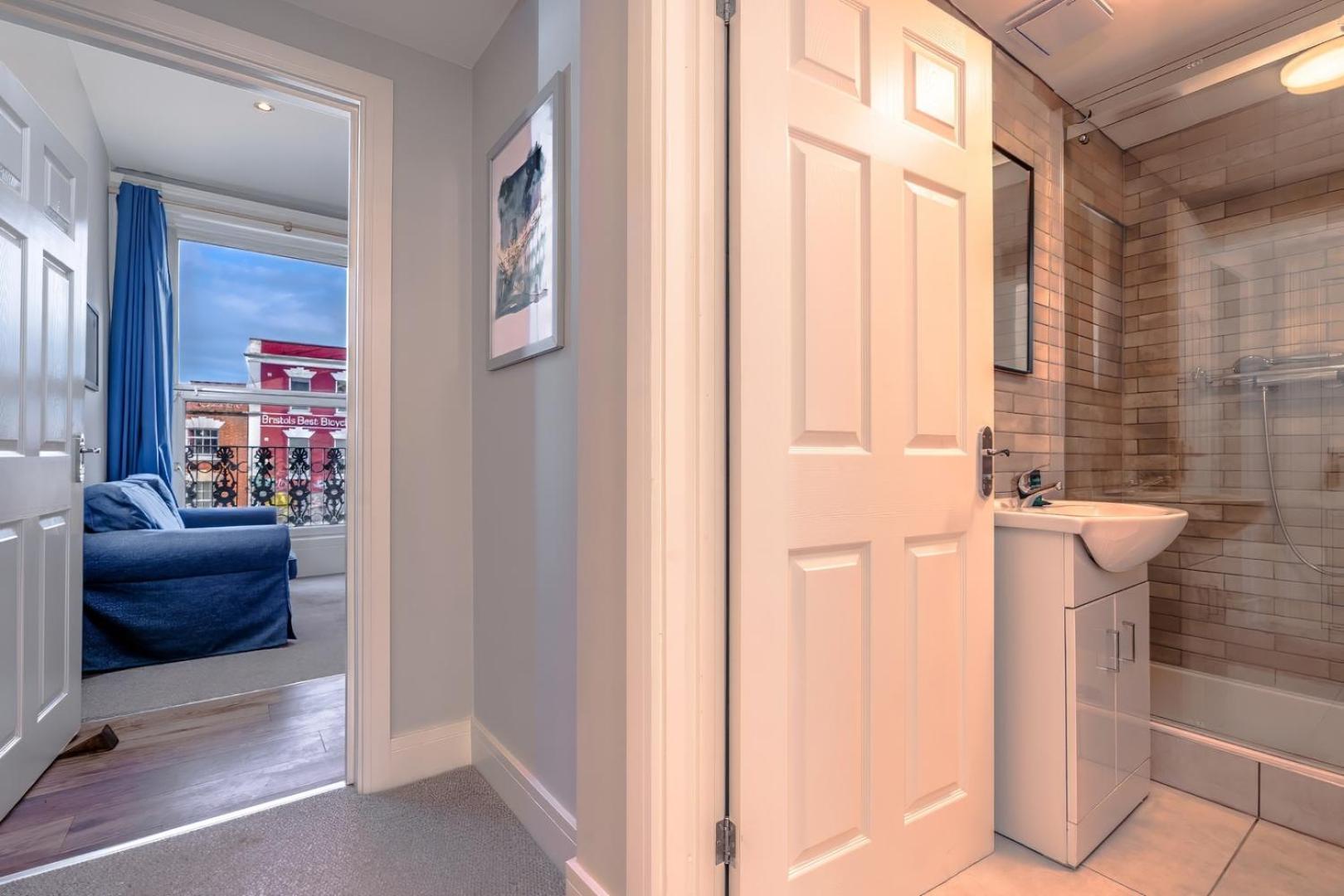 Artful flat with skyline view, Stokes Croft