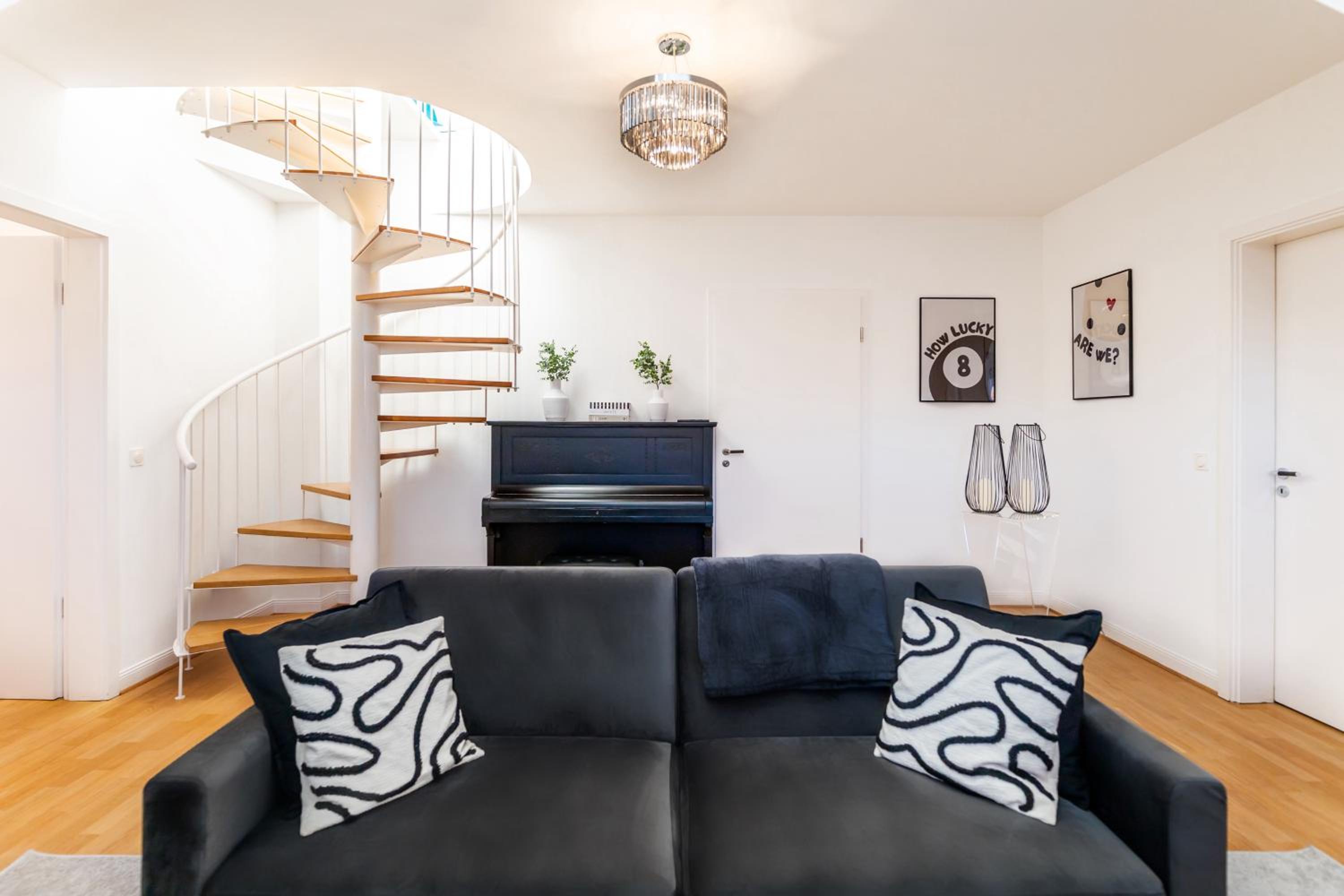 130 qm Maisonette-Penthouse - Dachterrasse mit exklusivem Panoramablick