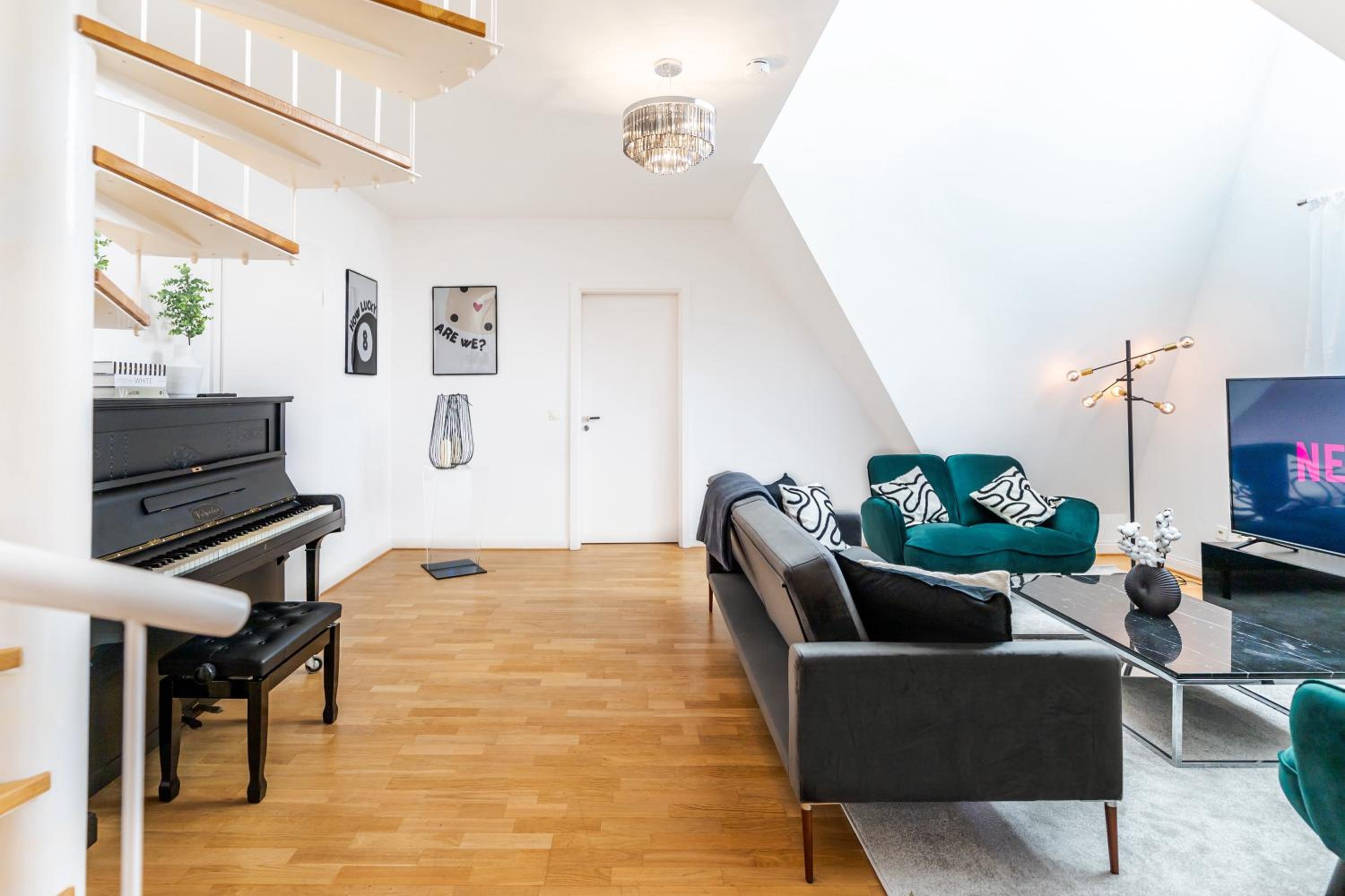 130 qm Maisonette-Penthouse - Dachterrasse mit exklusivem Panoramablick