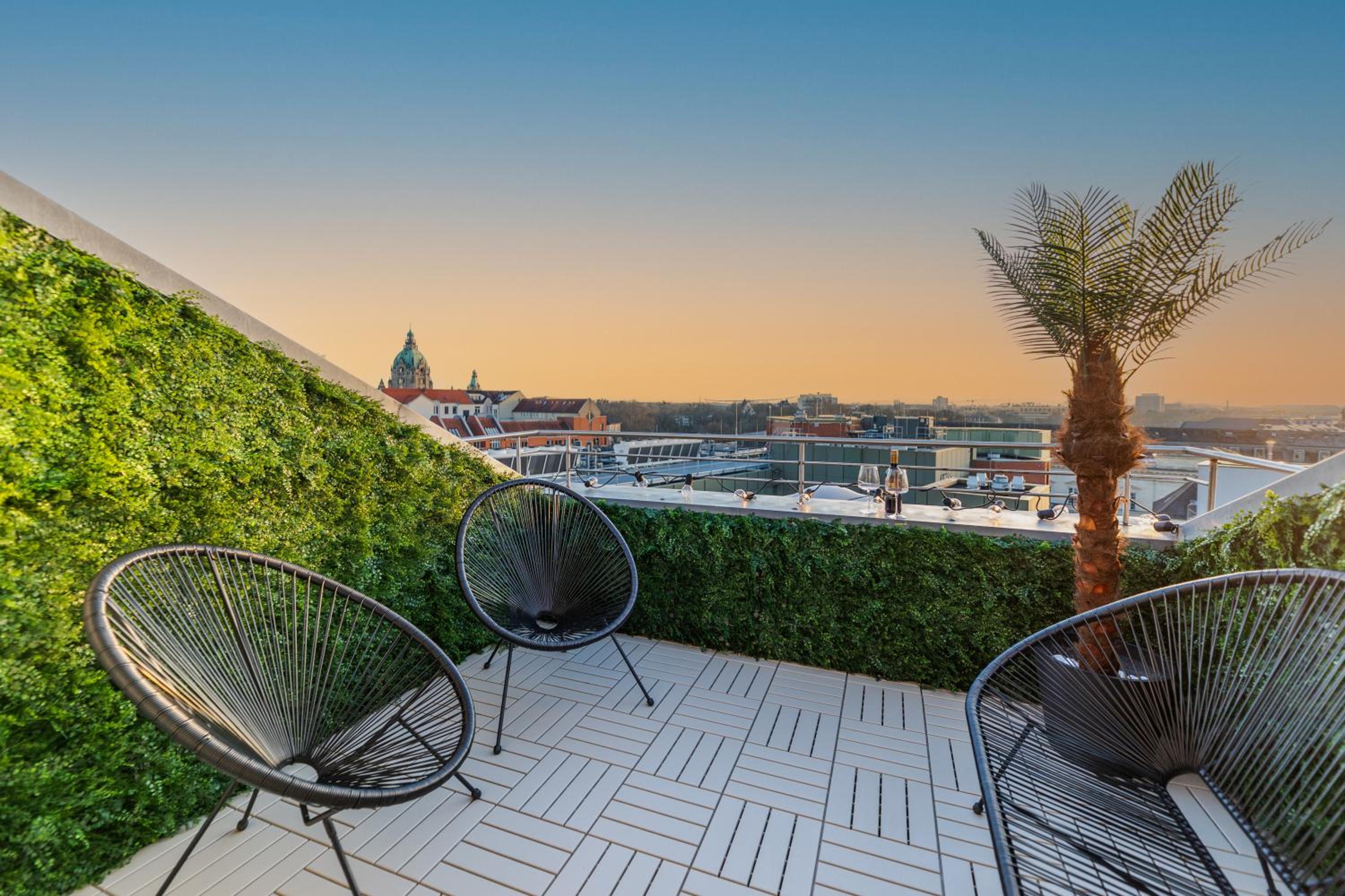 130 qm Maisonette-Penthouse - Dachterrasse mit exklusivem Panoramablick