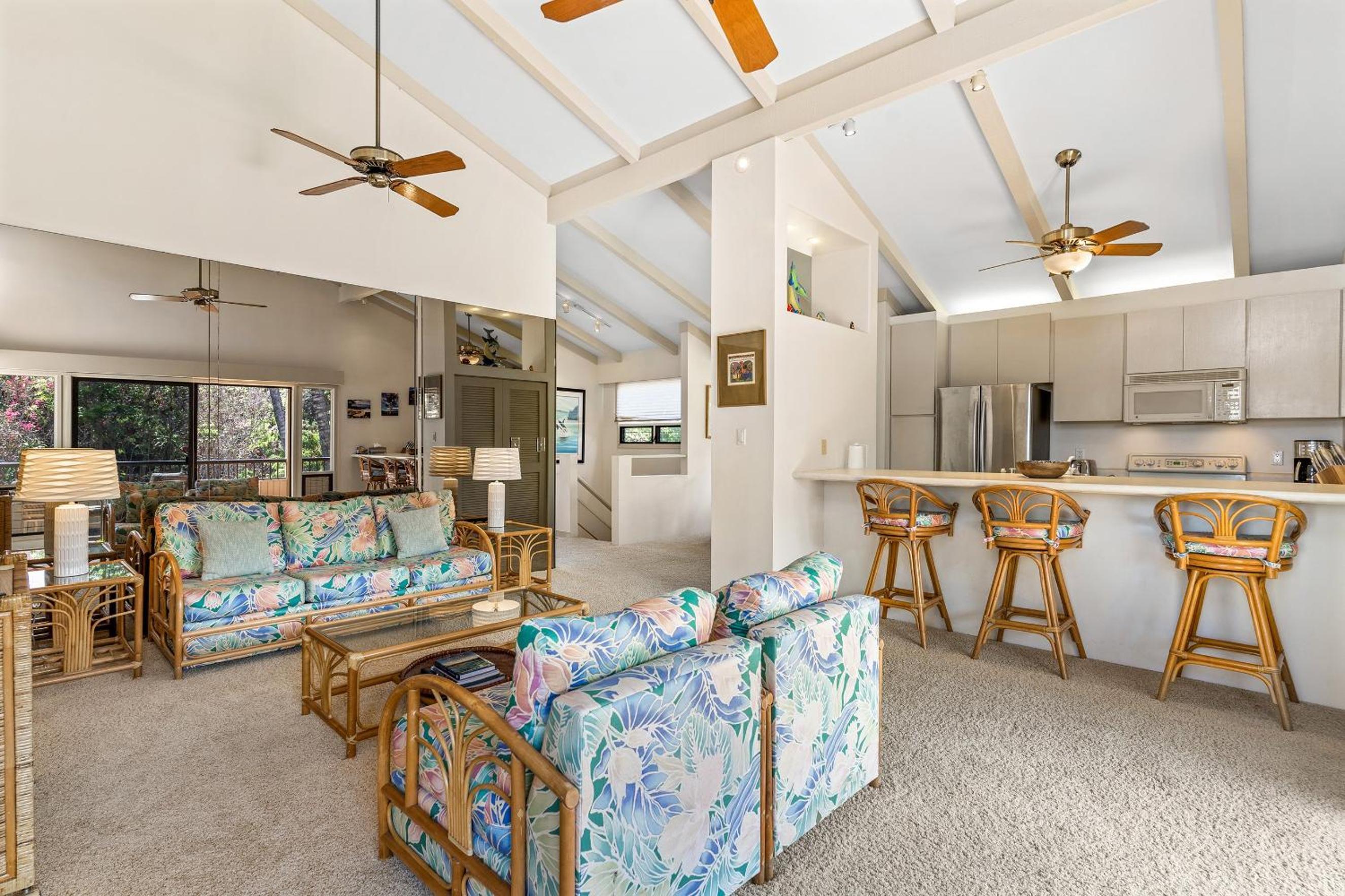 Wailea Ekolu 1514 - Ocean Views, Private Lanais, Spacious 2-Story in Beautiful Wailea