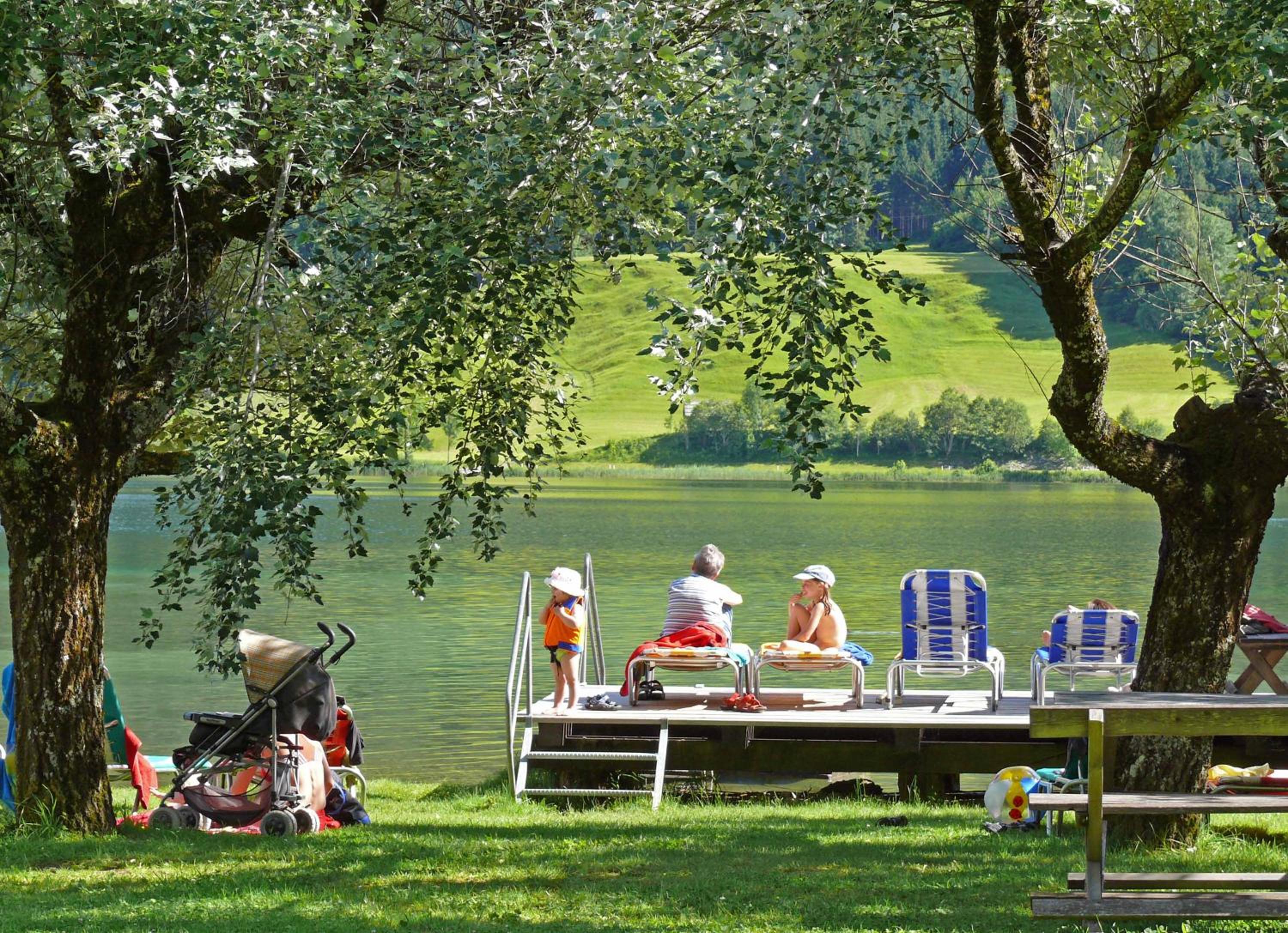Ferienhof Obergasser und Bergblick