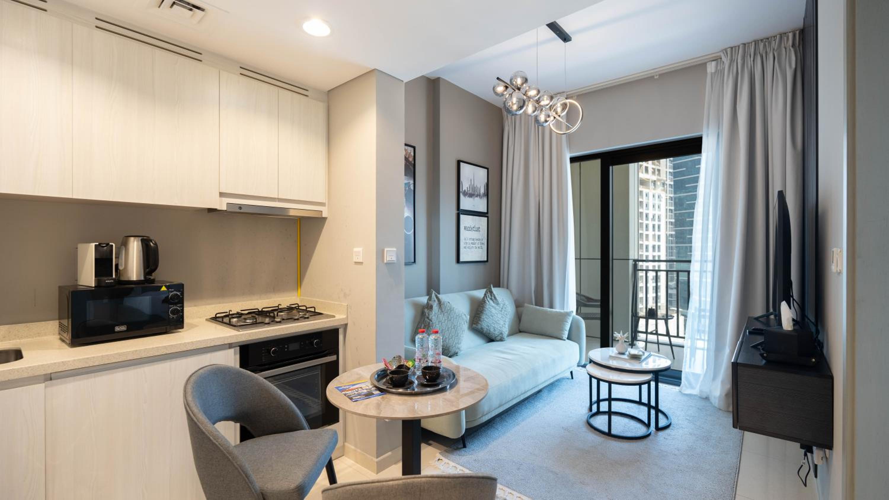 Keyrock - Zada Tower, Business Bay Lake-View Apartment