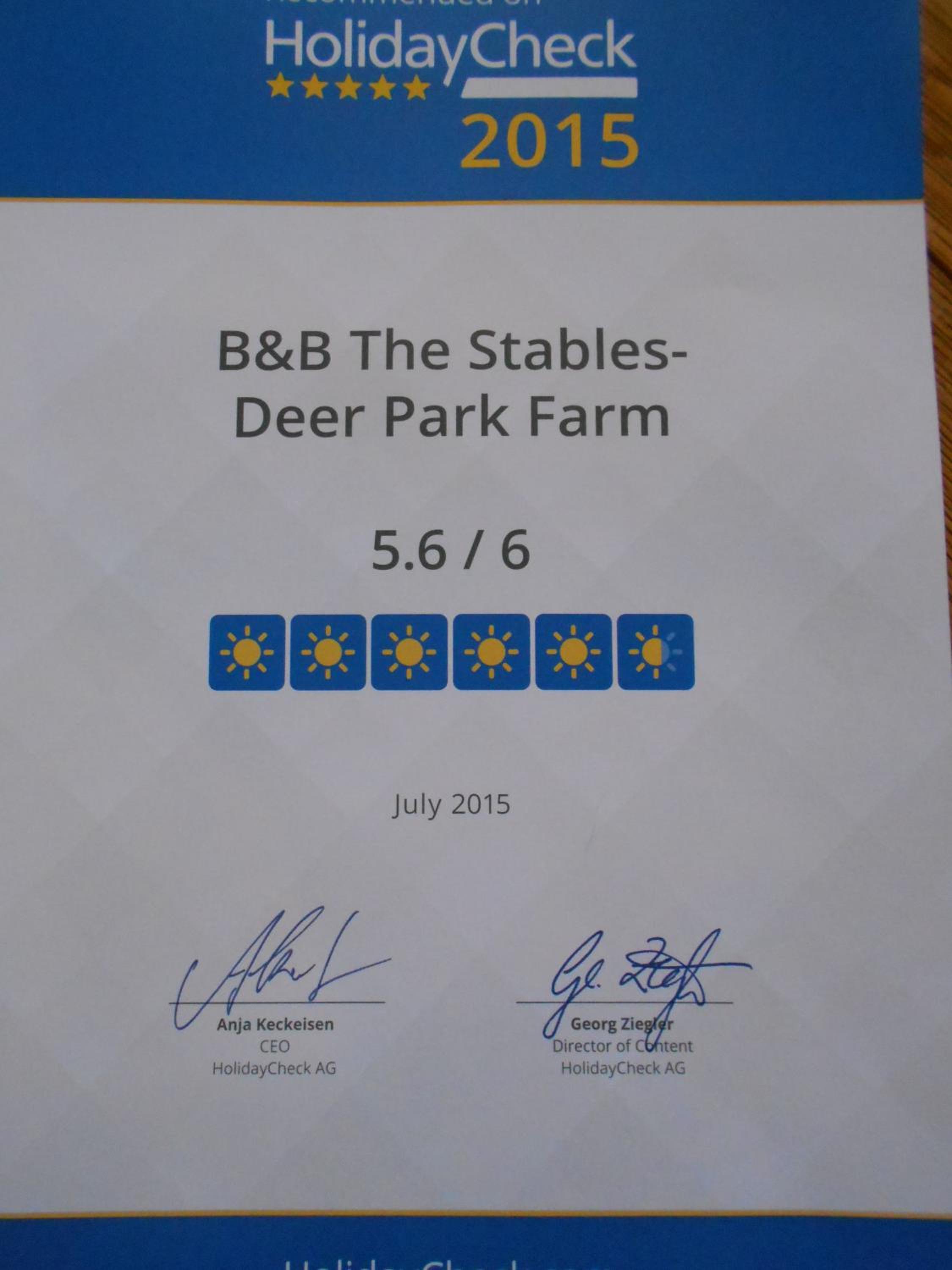 The Stables - Deer Park Farm