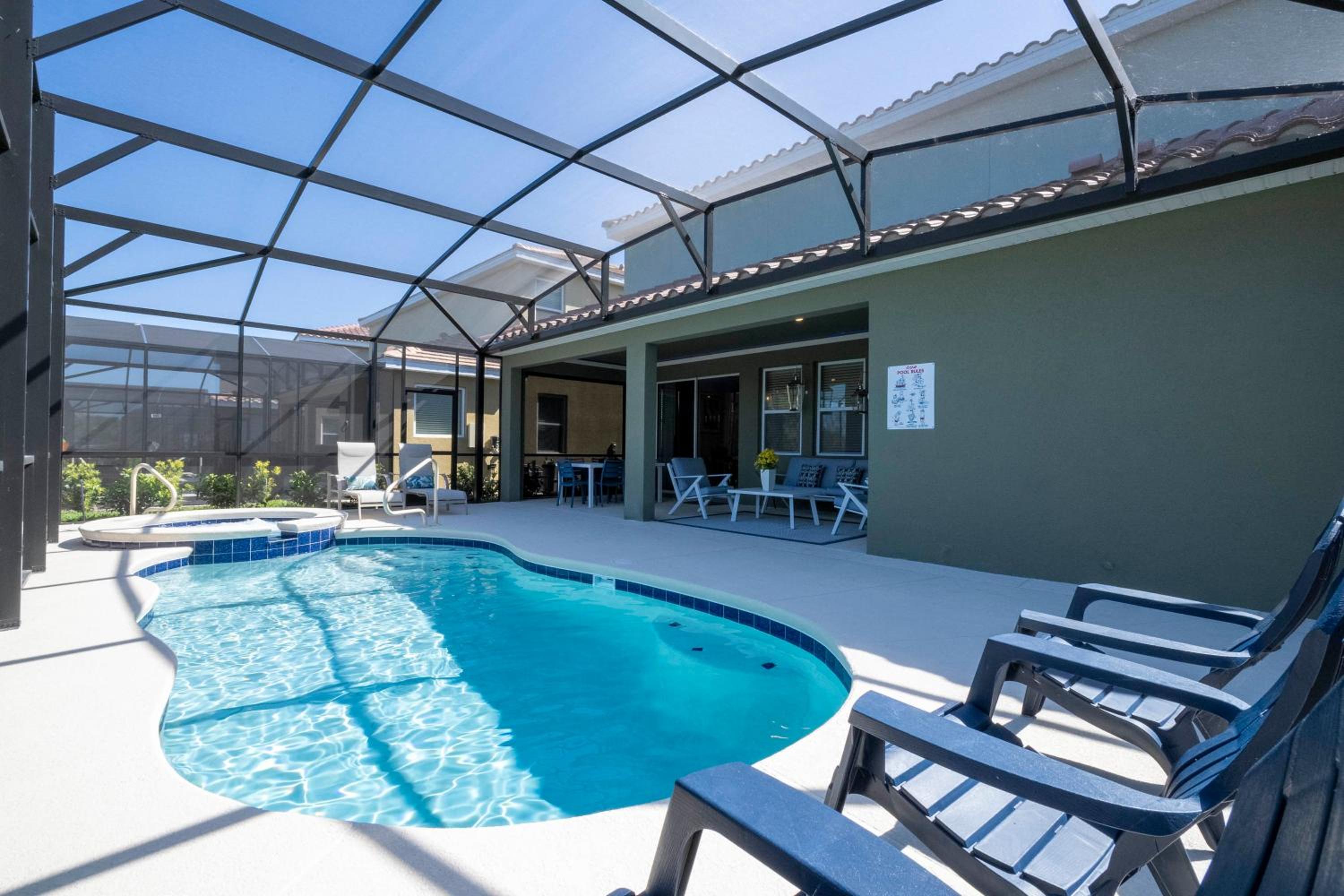Stunning 5Bd w/ Pool Close to Disney @ Solterra 7829