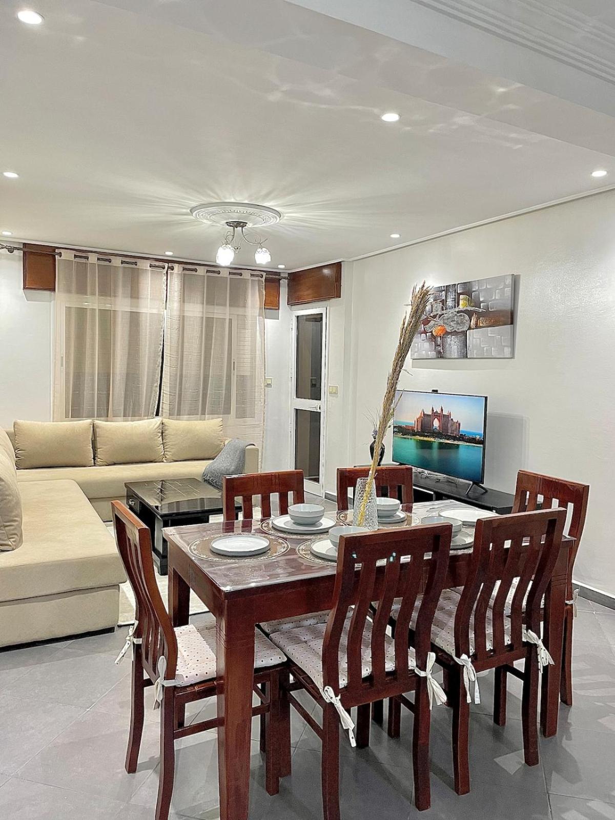 Sea view in Malabata Beach 1 Min From Beach & Train Station - 2 Bedrooms Apartment