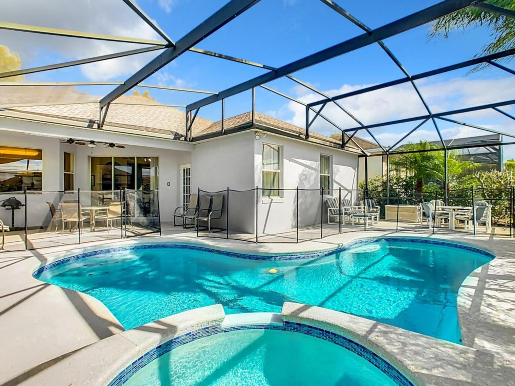 Elegant 5BR Home w/ Private Pool+Spa Near Disney