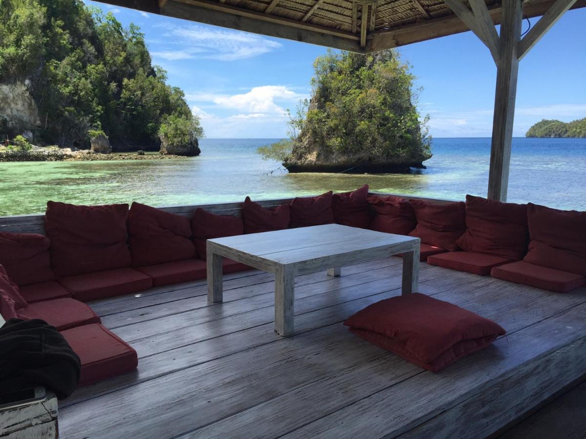 outdoor BBQ area