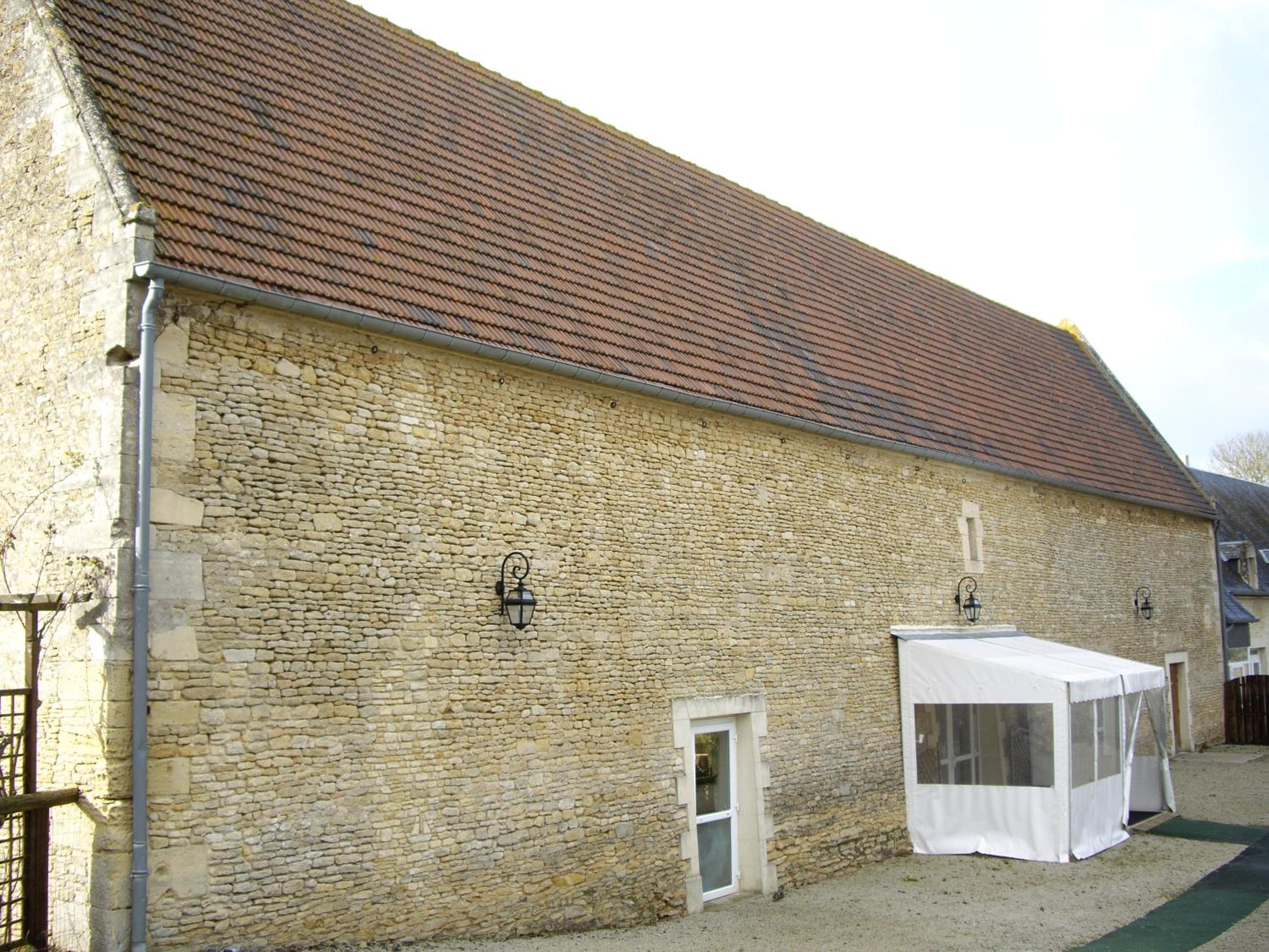 outdoor BBQ area