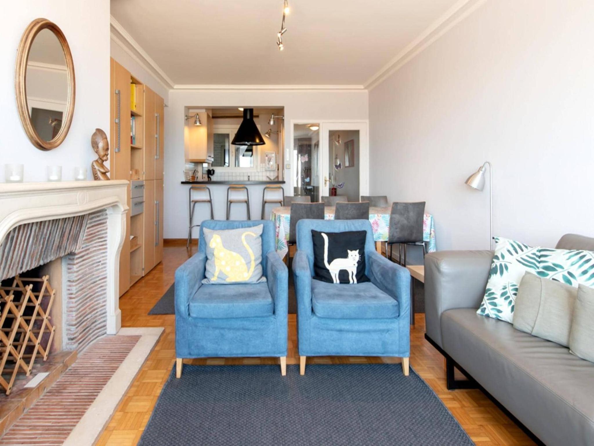 Apartment met zeezicht in Oostende
