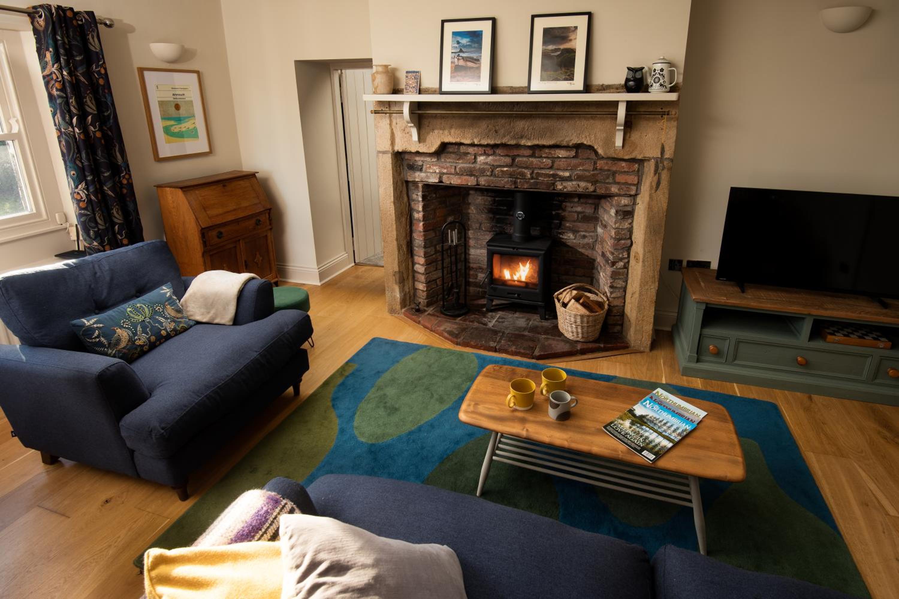 WOOL COTTAGE - Cosy Cottage Retreat with Log Fire & Tranquillity in Shilbottle