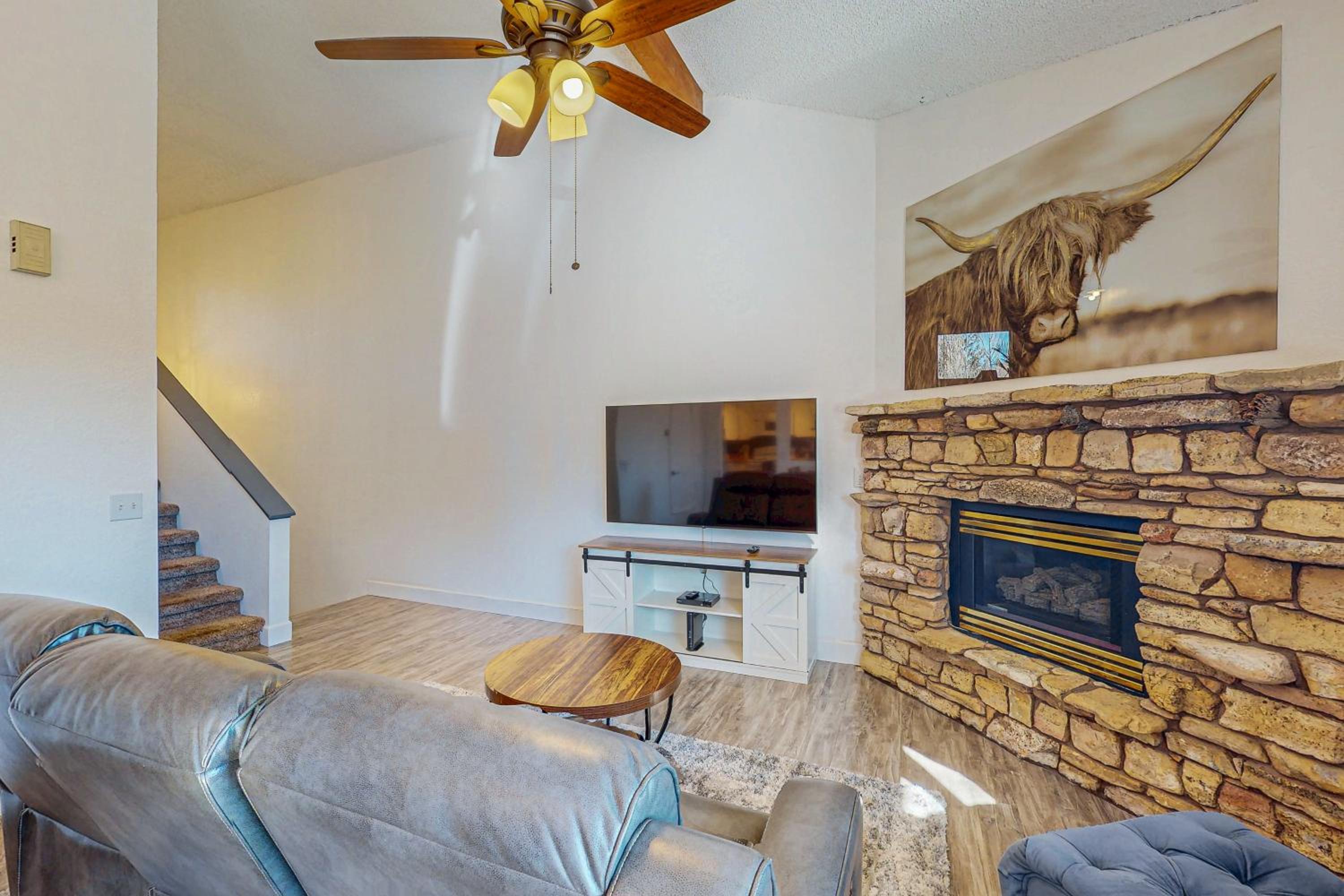 Near Hiking and Biking! Flagstaff Condo with Grill