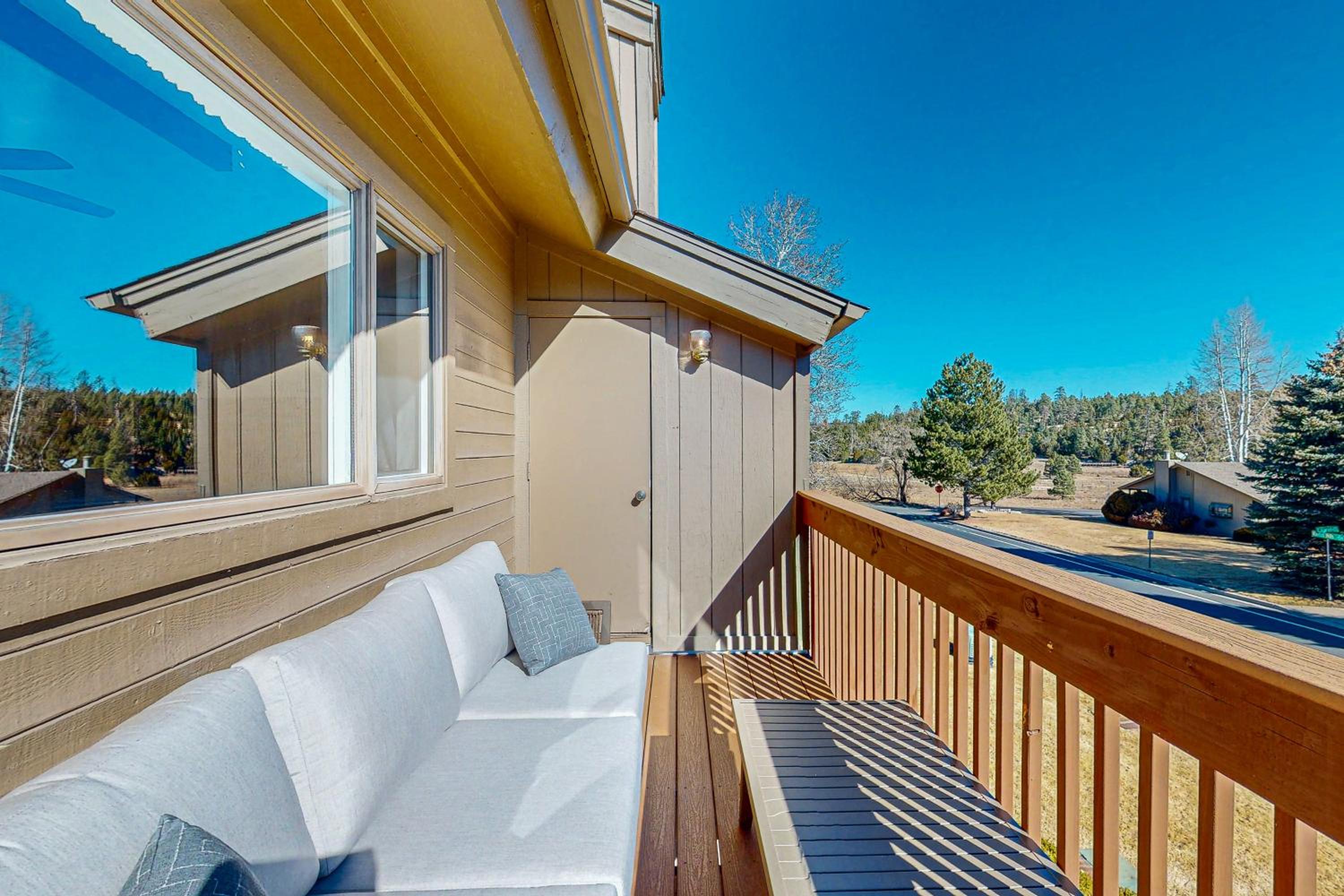 Near Hiking and Biking! Flagstaff Condo with Grill