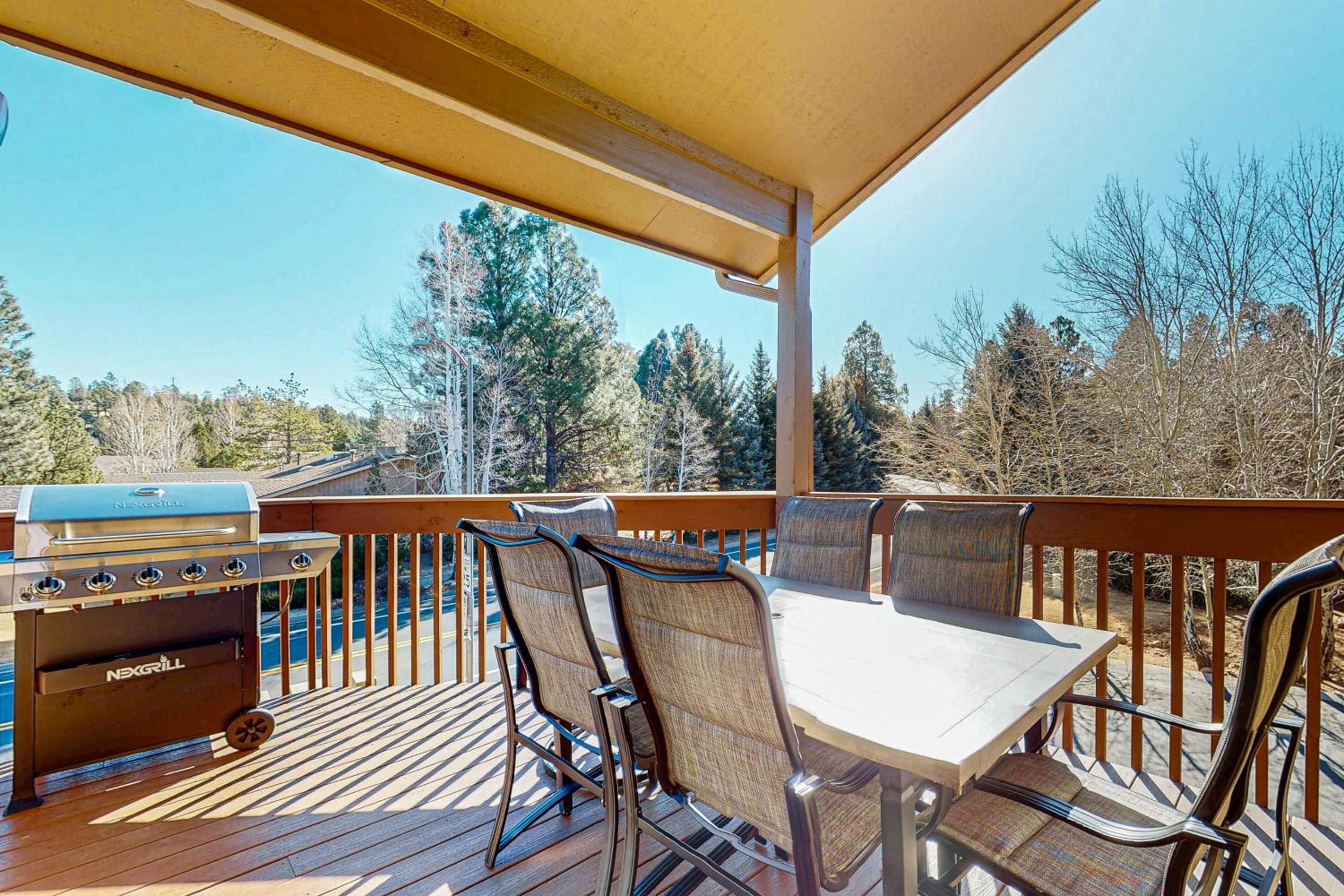 Near Hiking and Biking! Flagstaff Condo with Grill