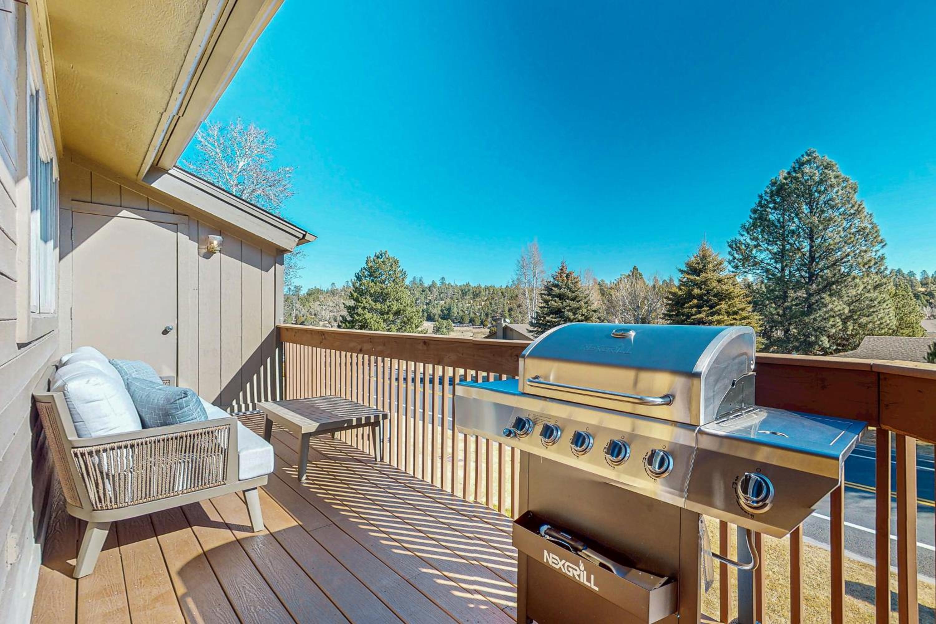 Near Hiking and Biking! Flagstaff Condo with Grill