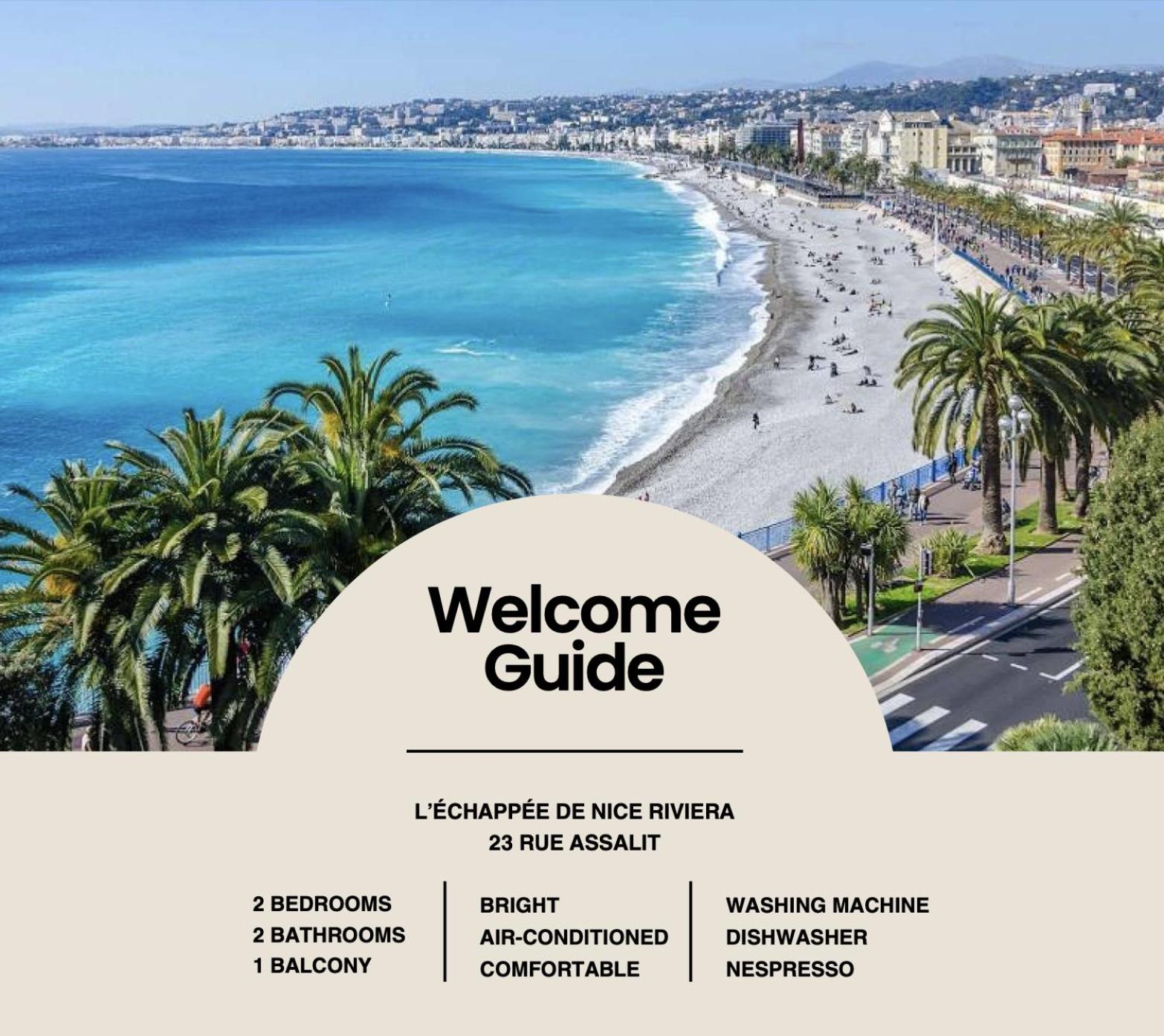 L'Échappée de Nice Riviera I Centre-ville I Climatisé I Proche Gare et Plage I Idéal Couple et Famille