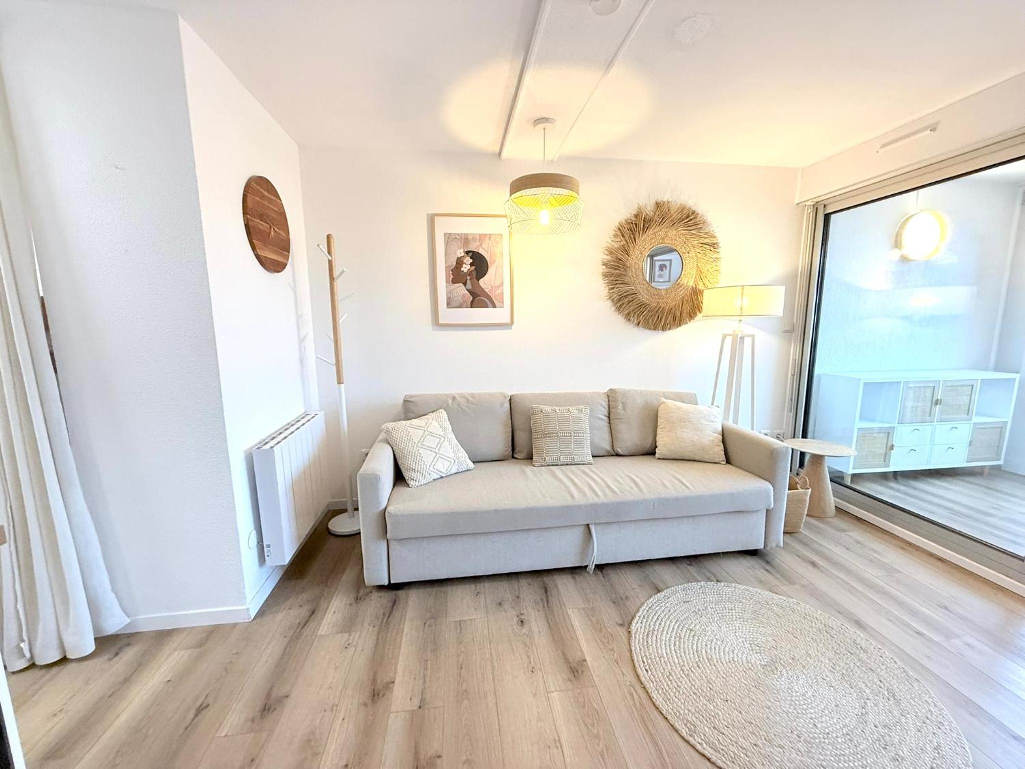 Appart Confort 4-6 Pers Agde,Animaux ok, Plage Richelieu à 150m, Piscine, Parking, Aqualand -