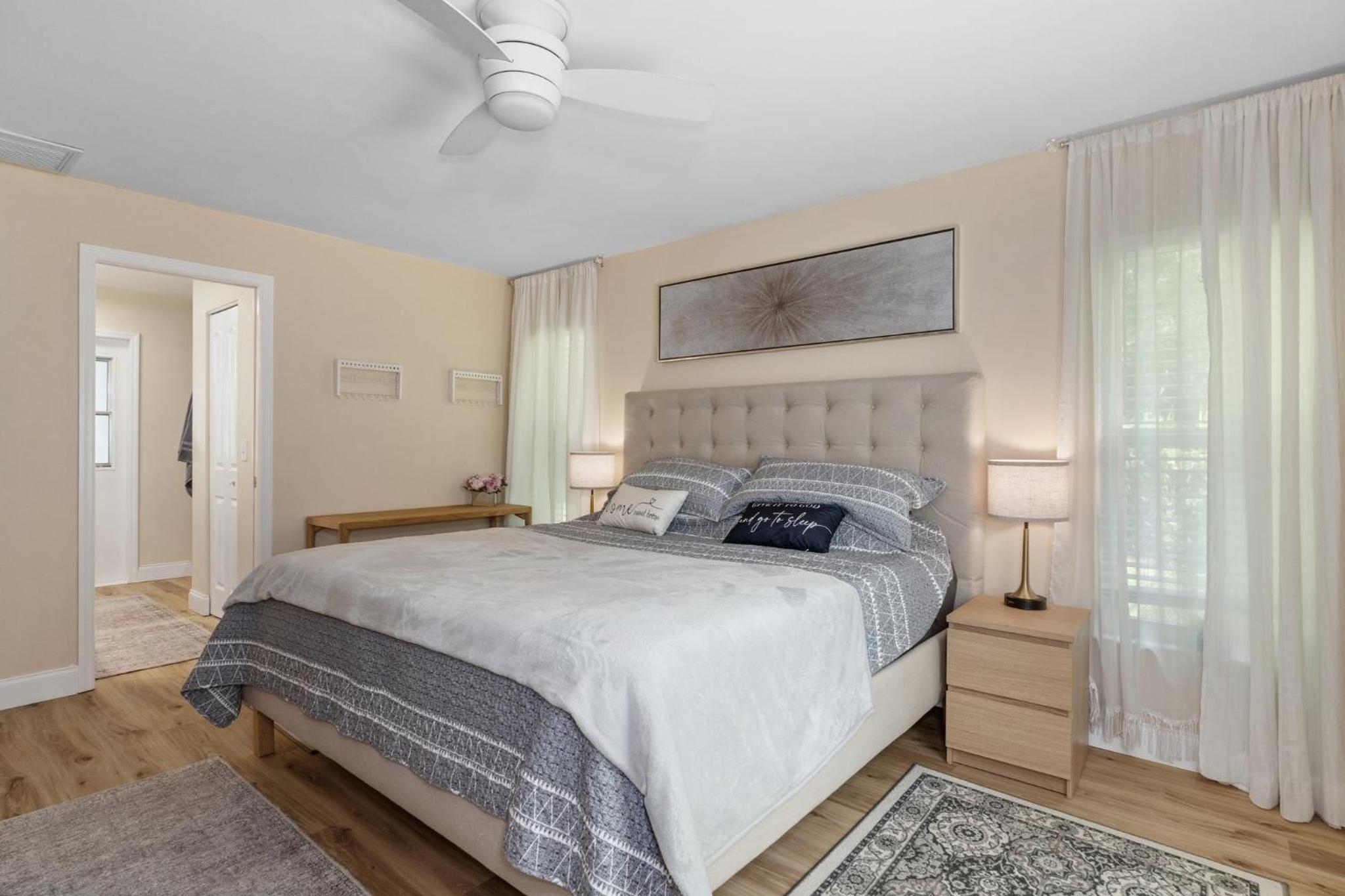 Minutes to boat ramps and beach and private pool!