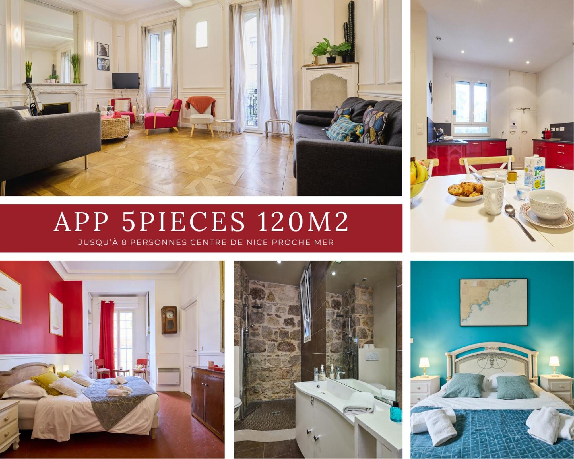 Appartements Nice Centre Proche Mer Carré d'Or