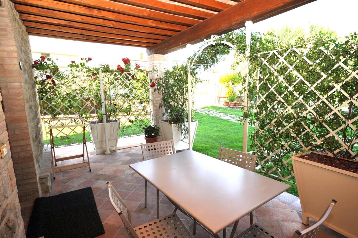 outdoor BBQ area