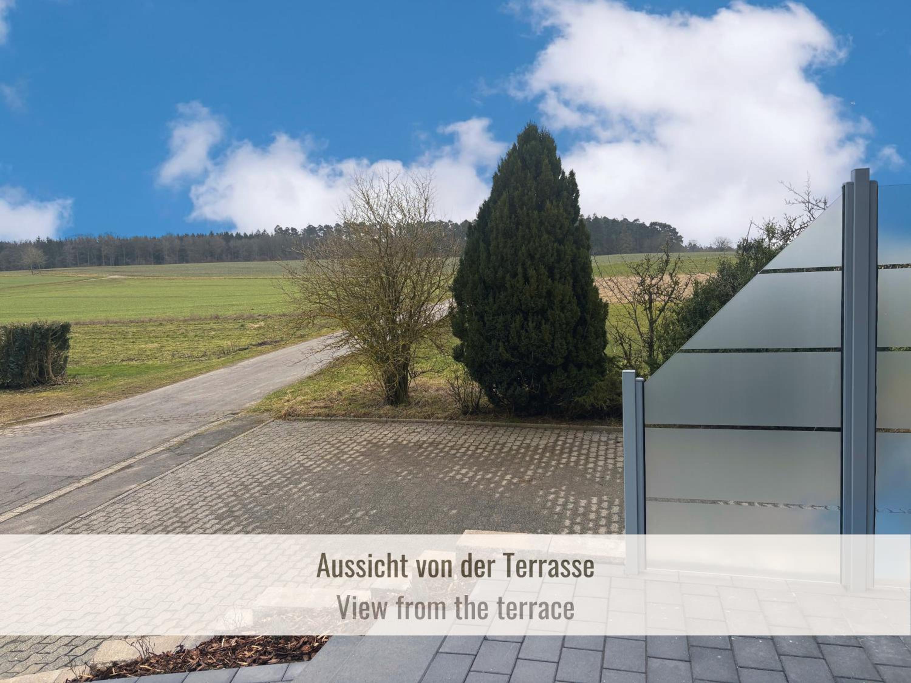Kamin-Apartment Bodanum mit eigener Terrasse - naturnahe Ortsrandlage - VDSL - 10 min zum Nürburgring