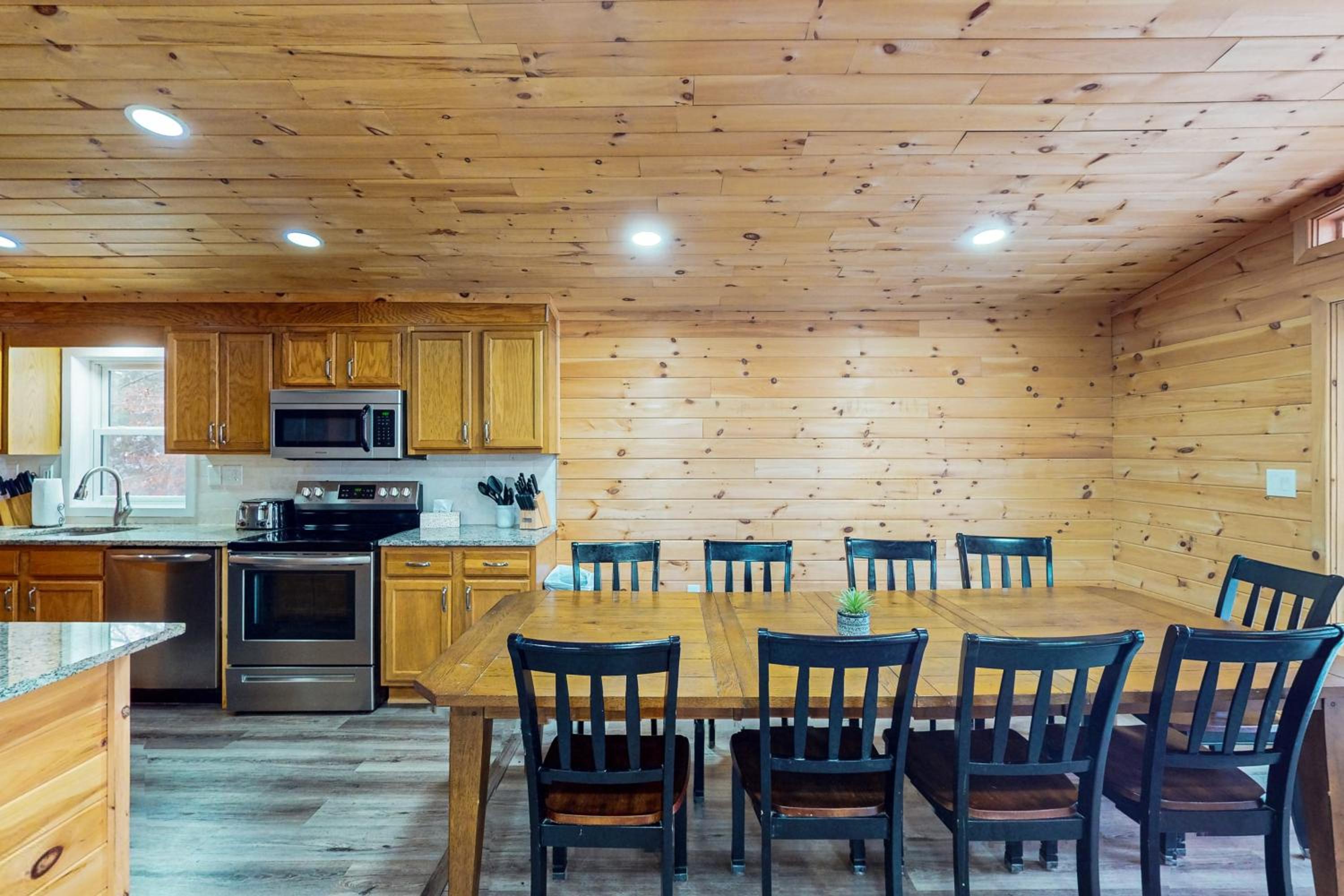Hot Tub, Dock, Pool Table! Lakefront Poconos Haven