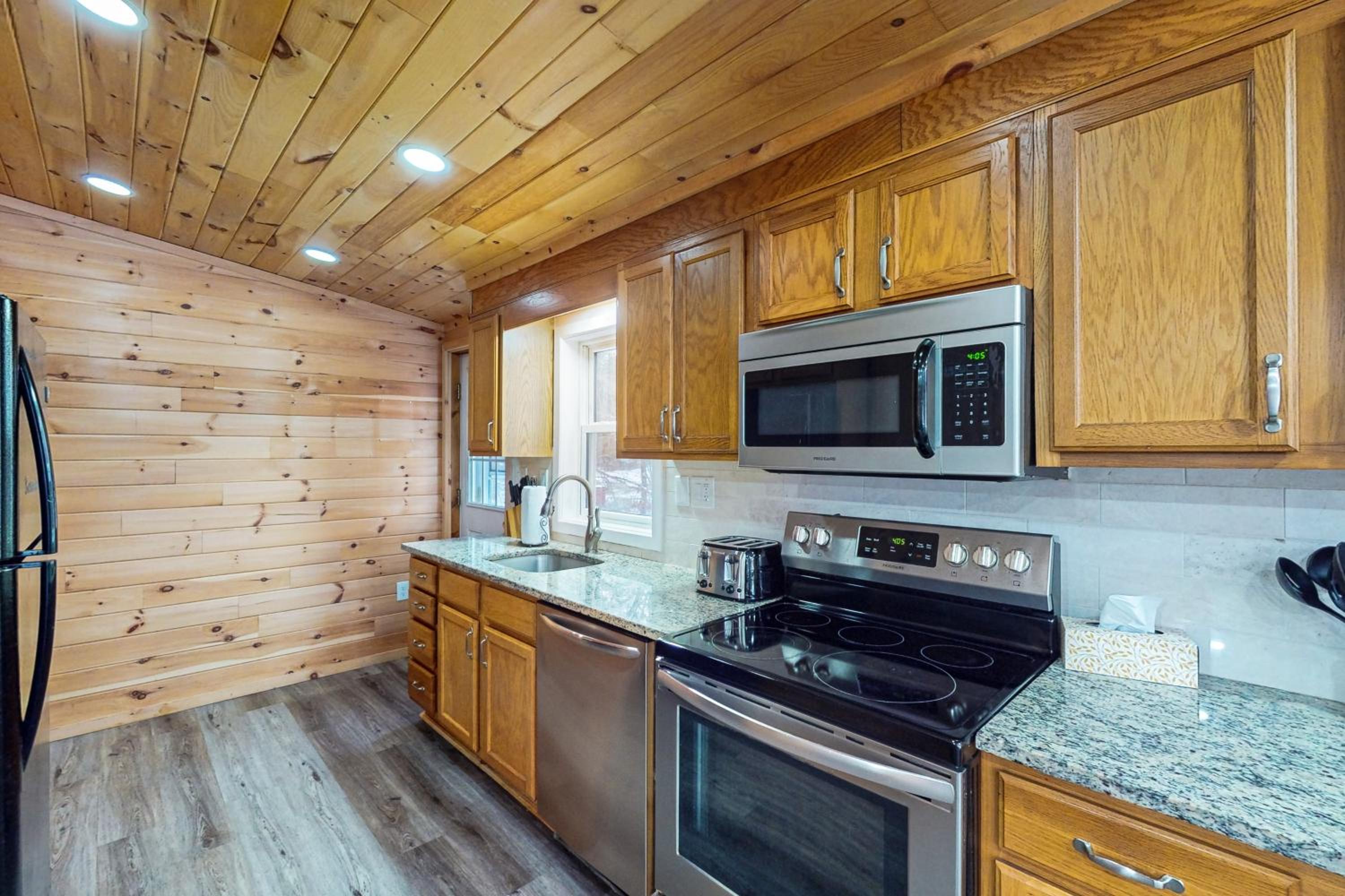 Hot Tub, Dock, Pool Table! Lakefront Poconos Haven