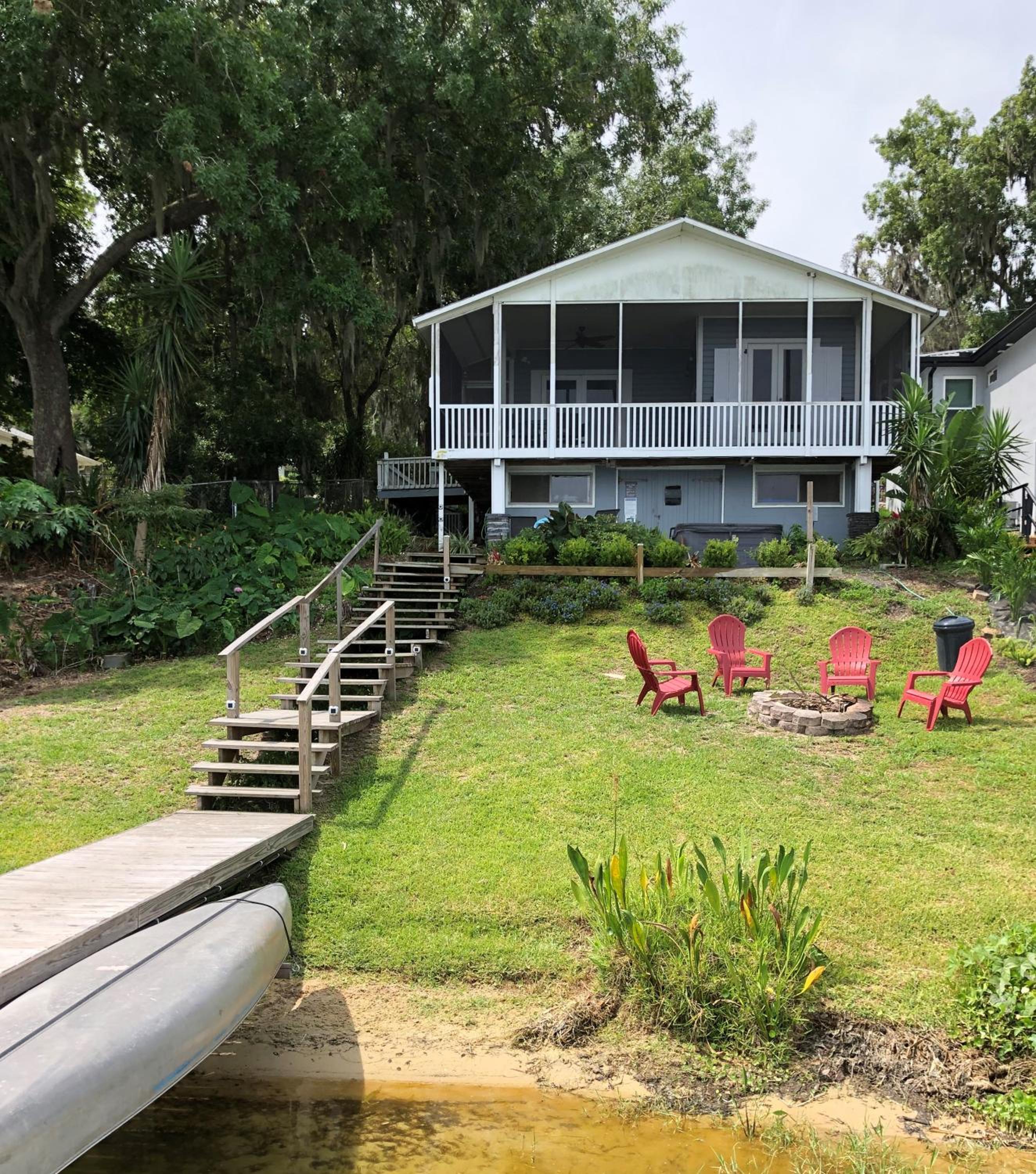 Lakefront with Dock on Private Lake Florence near Montverde Academy