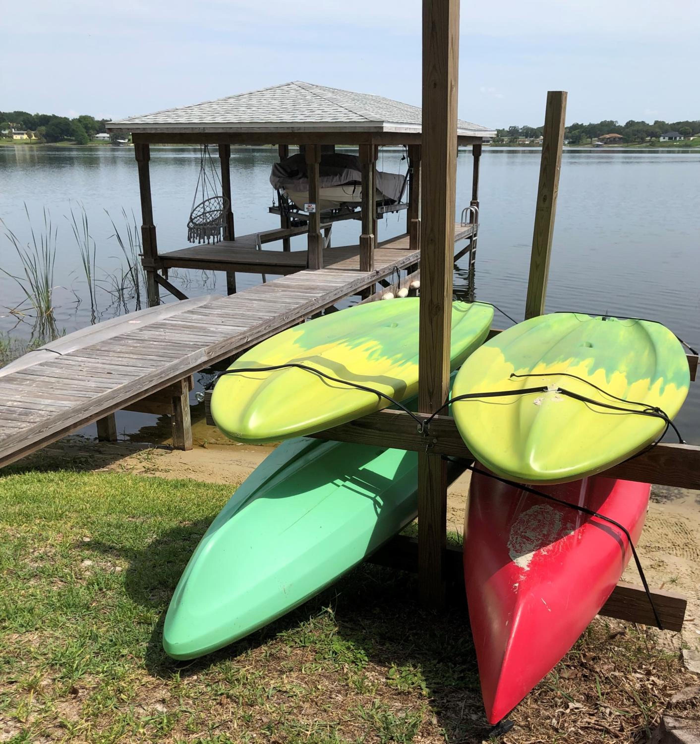 Lakefront with Dock on Private Lake Florence near Montverde Academy