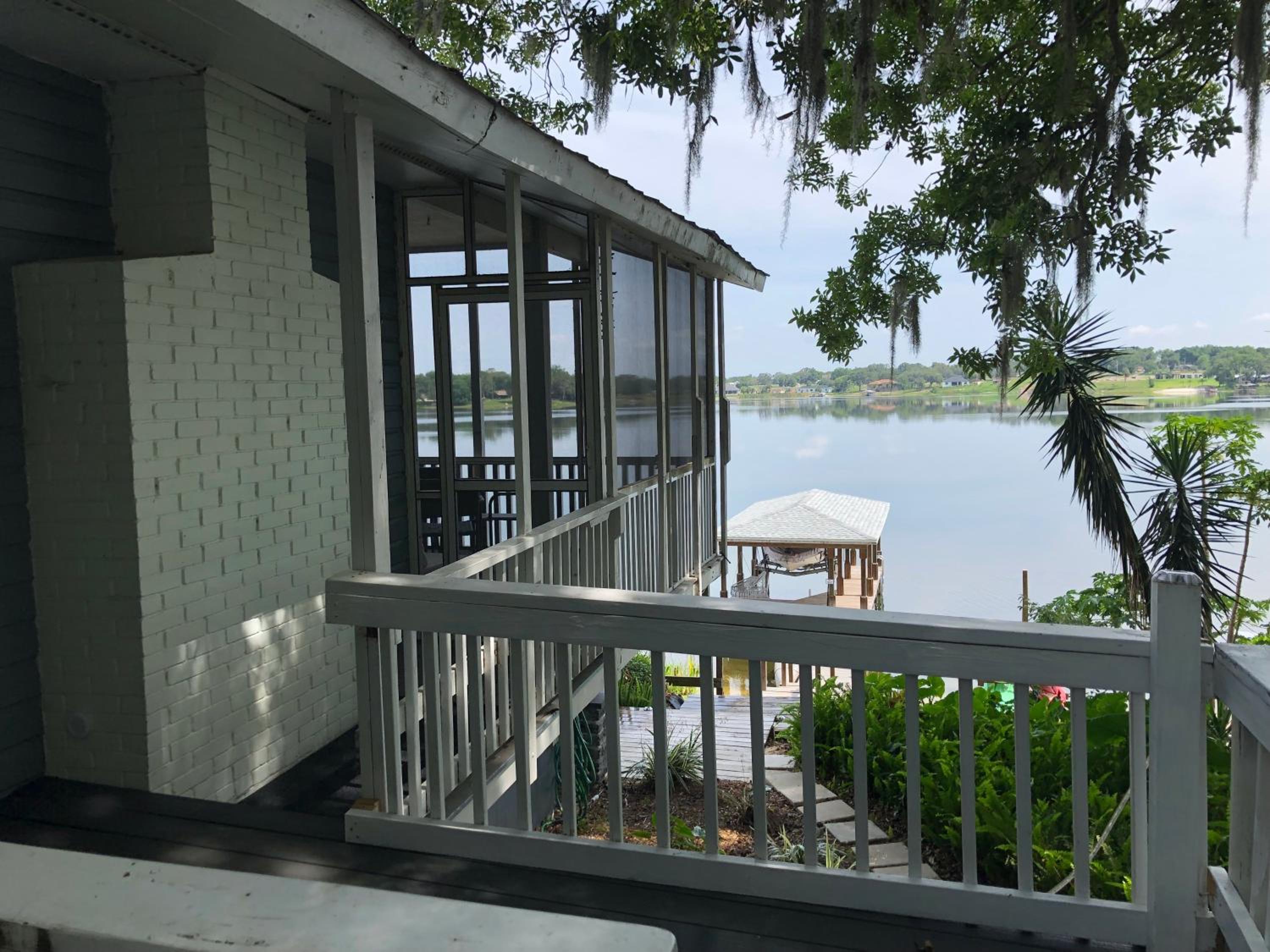 Lakefront with Dock on Private Lake Florence near Montverde Academy