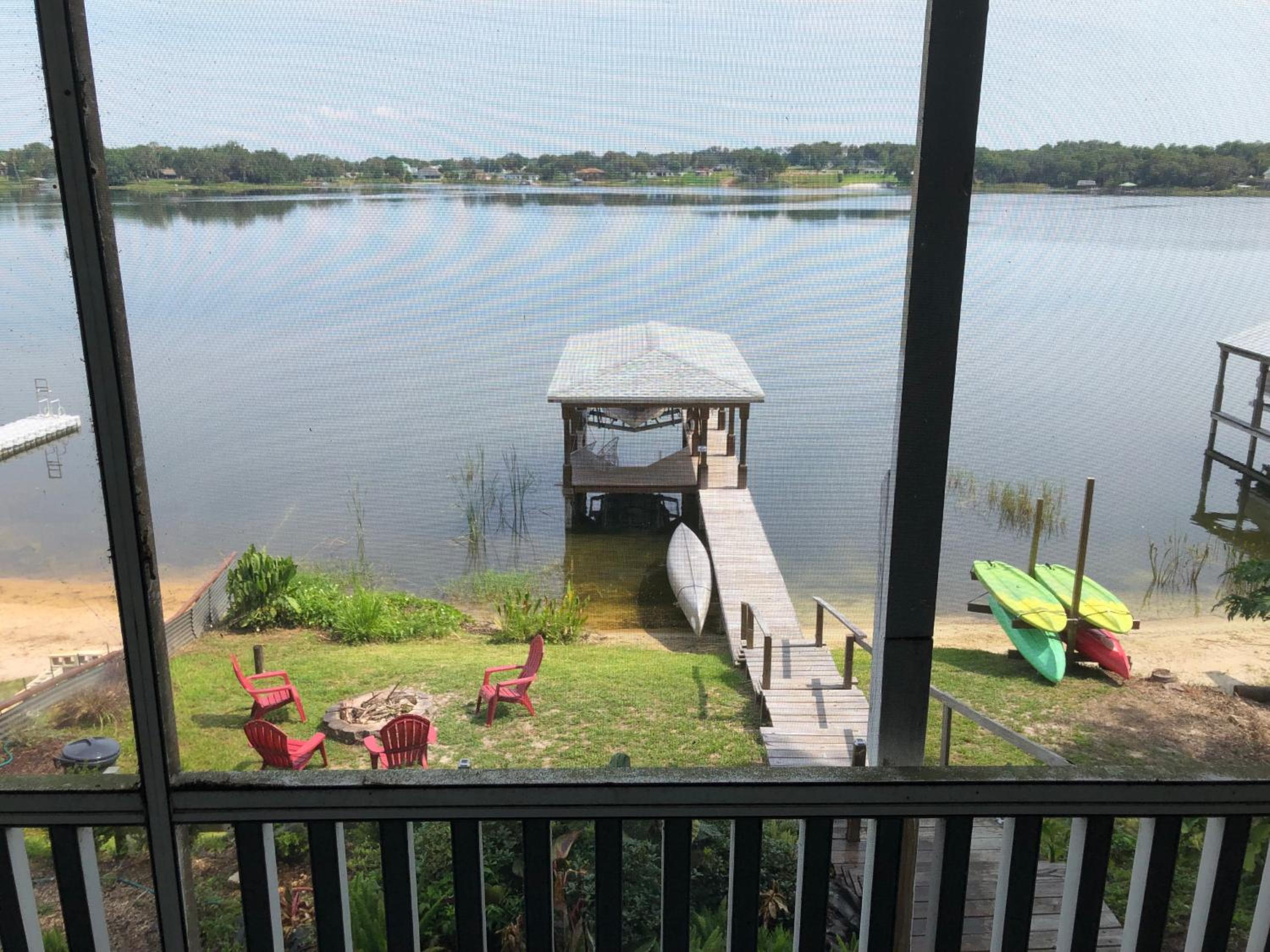 Lakefront with Dock on Private Lake Florence near Montverde Academy