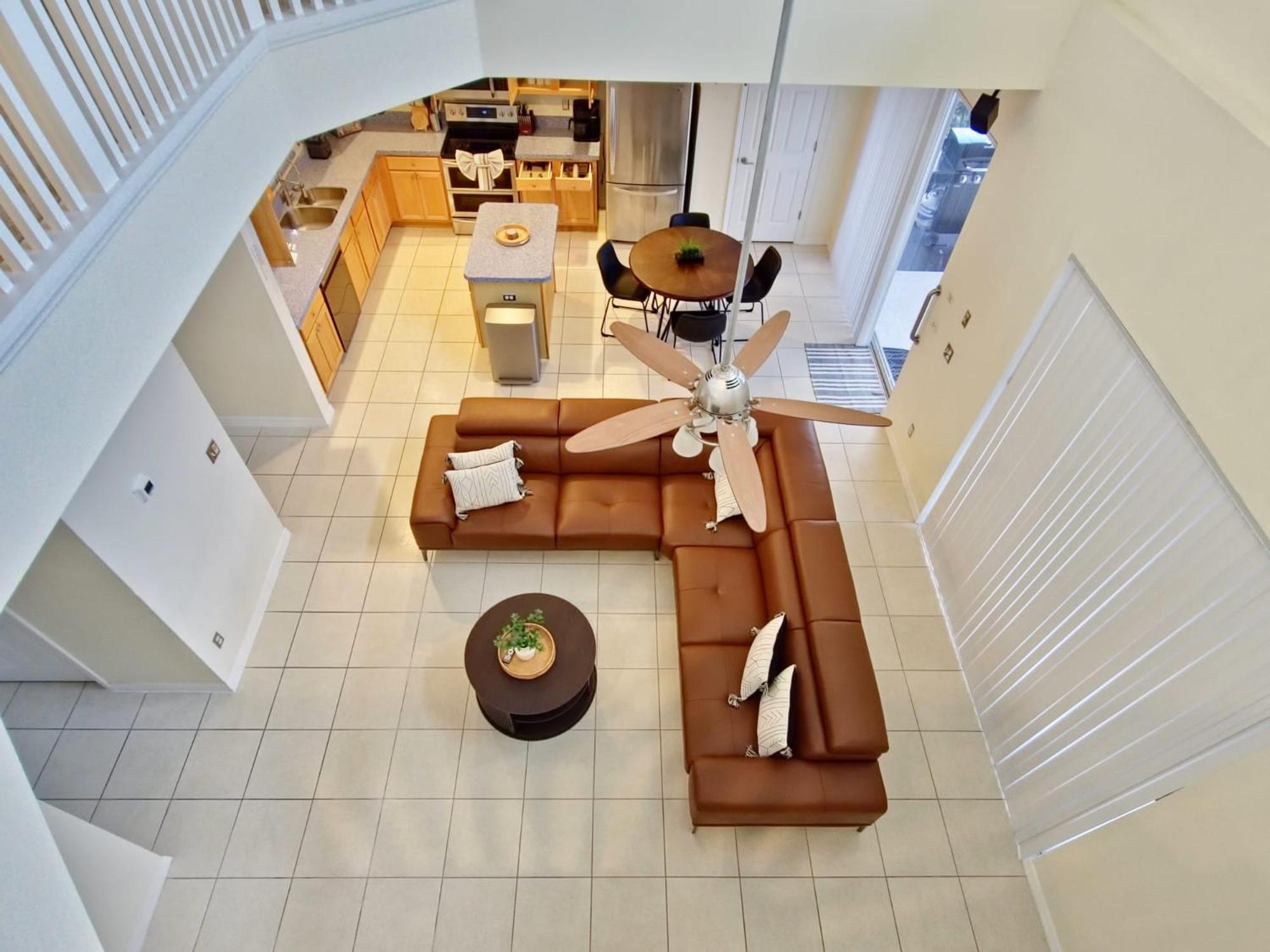 Luxury Emerald Island Resort Villa with Stunning Pool Deck and Lake View Near Disney