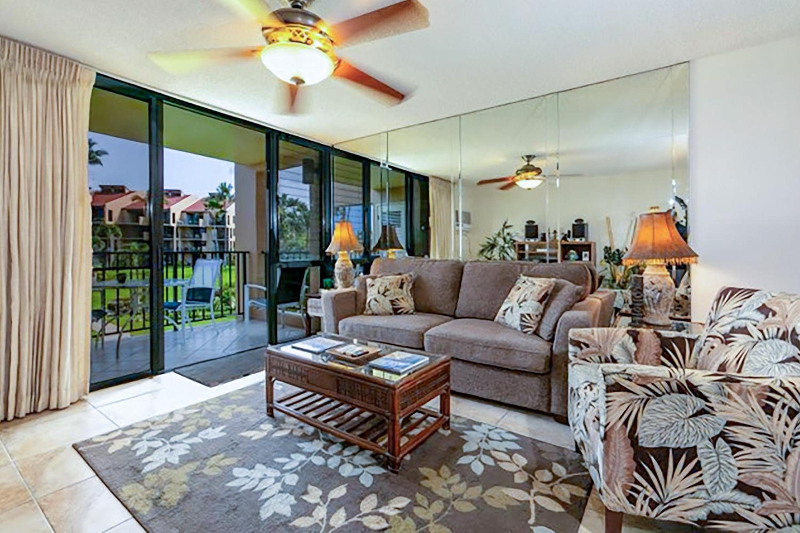 Kamaole Sands 7-206 - Renovated, Courtyard Views, Steps to the Beach, AC