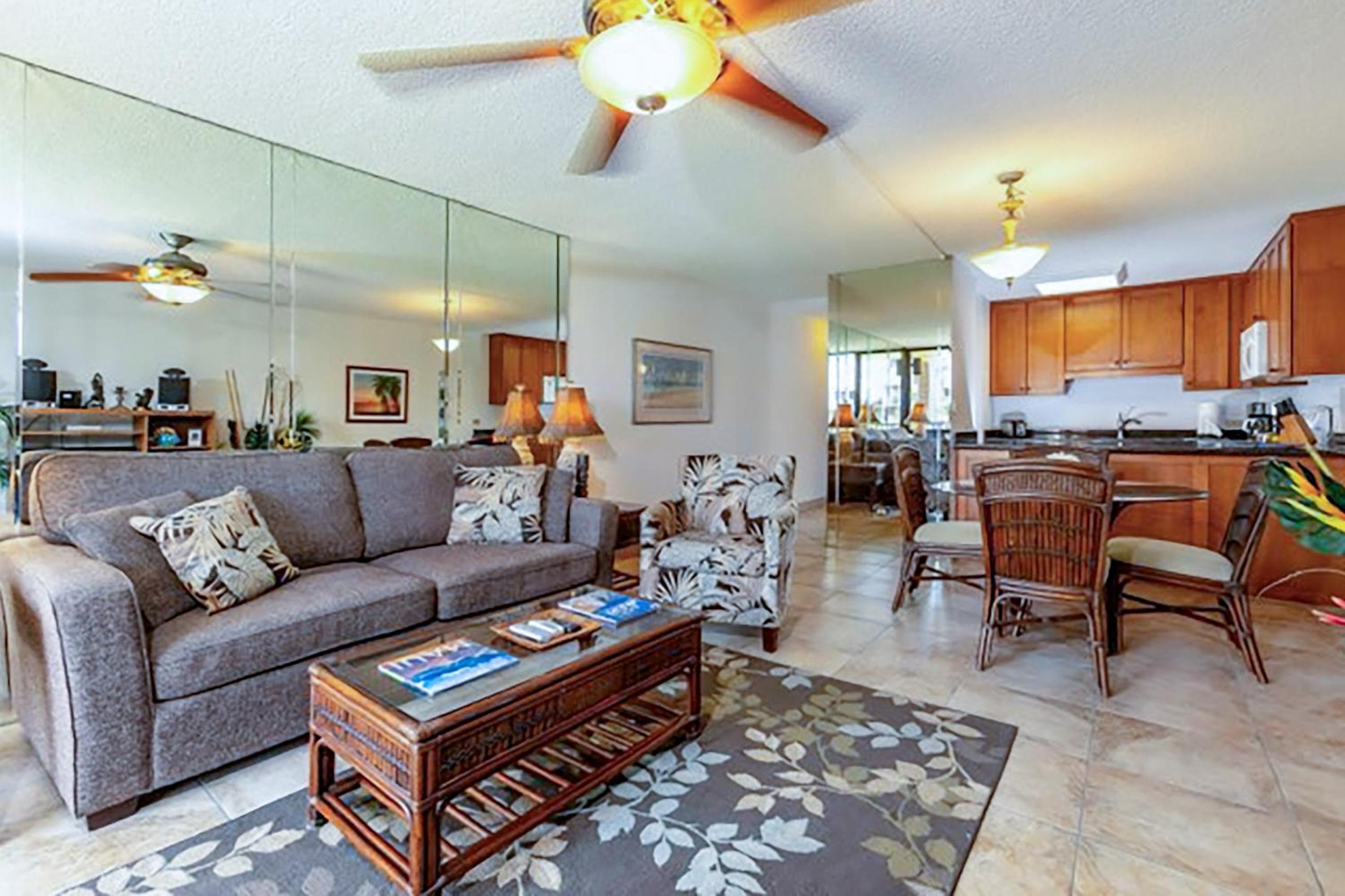 Kamaole Sands 7-206 - Renovated, Courtyard Views, Steps to the Beach, AC