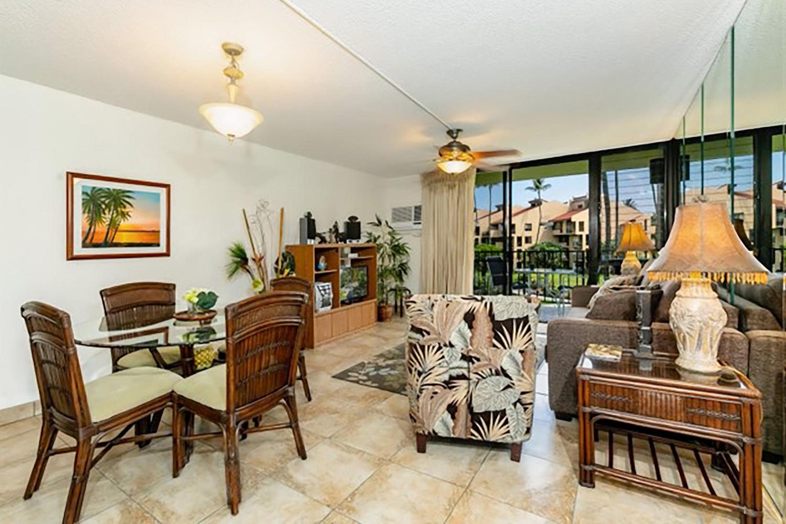 Kamaole Sands 7-206 - Renovated, Courtyard Views, Steps to the Beach, AC