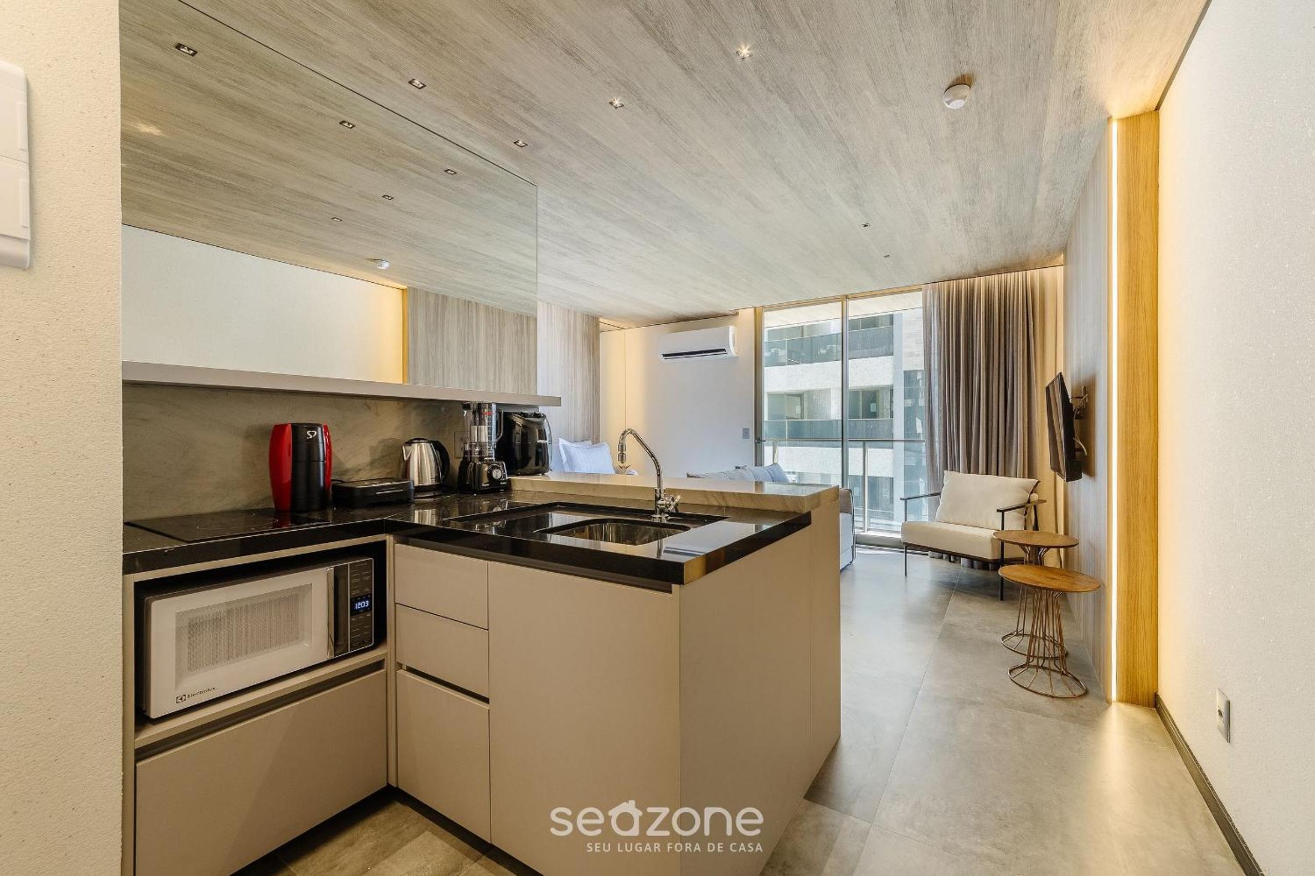 NWTs - Studios with side sea view in Maceió II