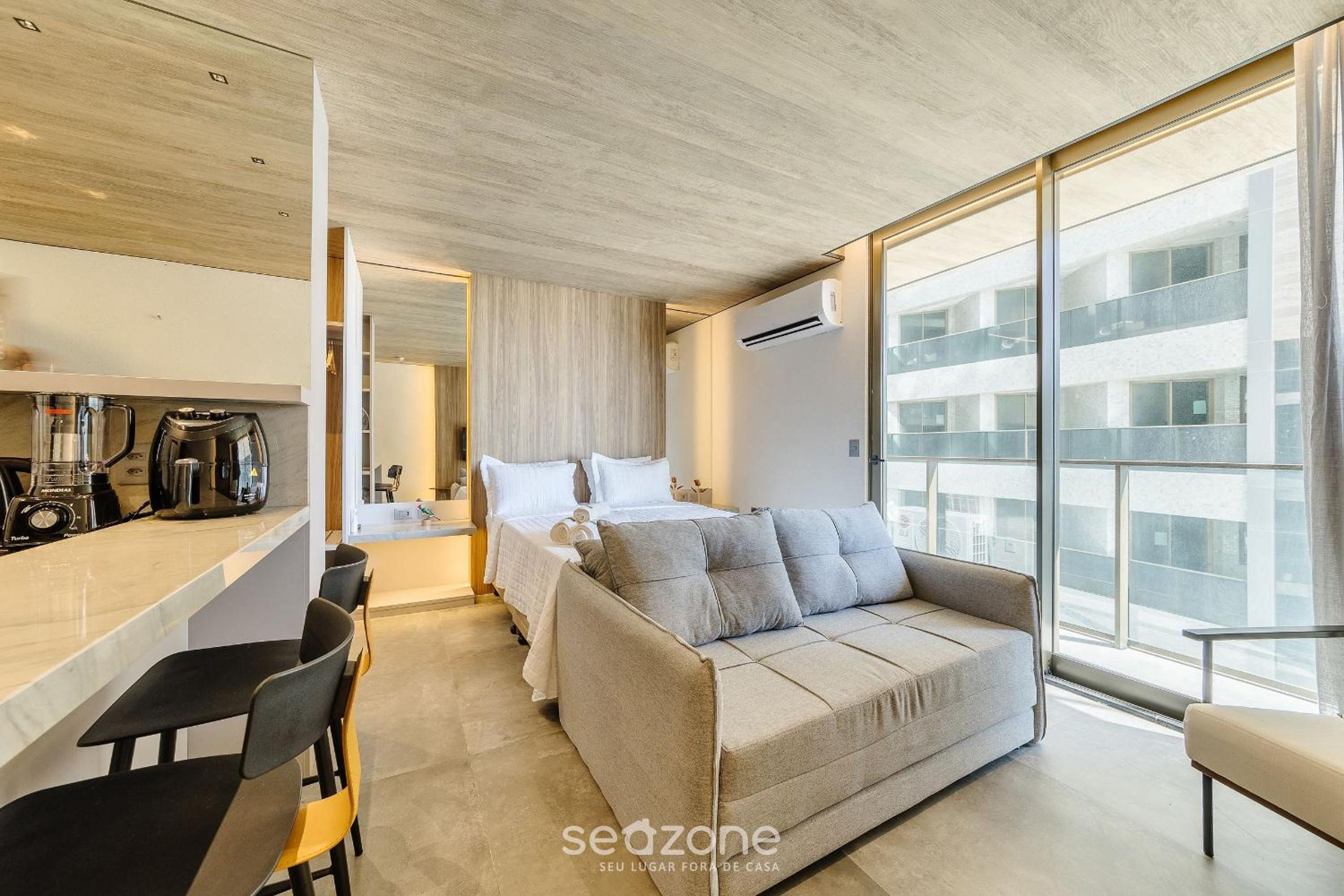 NWTs - Studios with side sea view in Maceió II