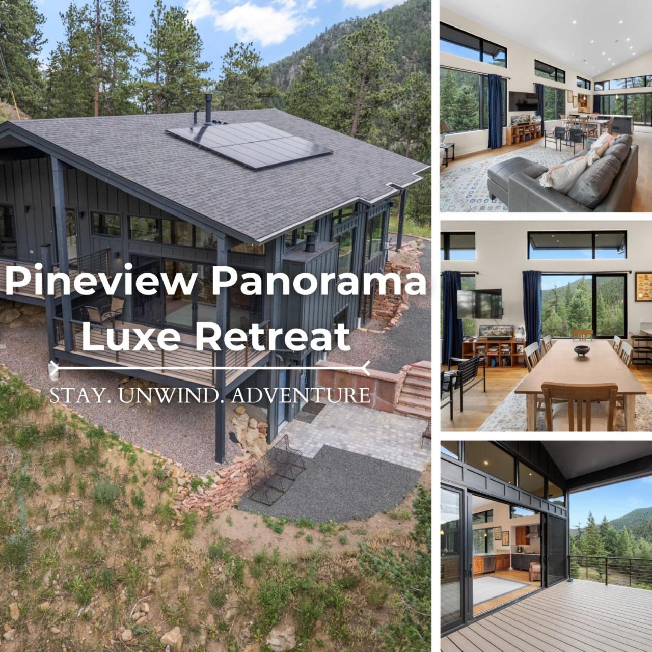 Pineview Panorama Luxe Retreat 20 Mins to Boulder