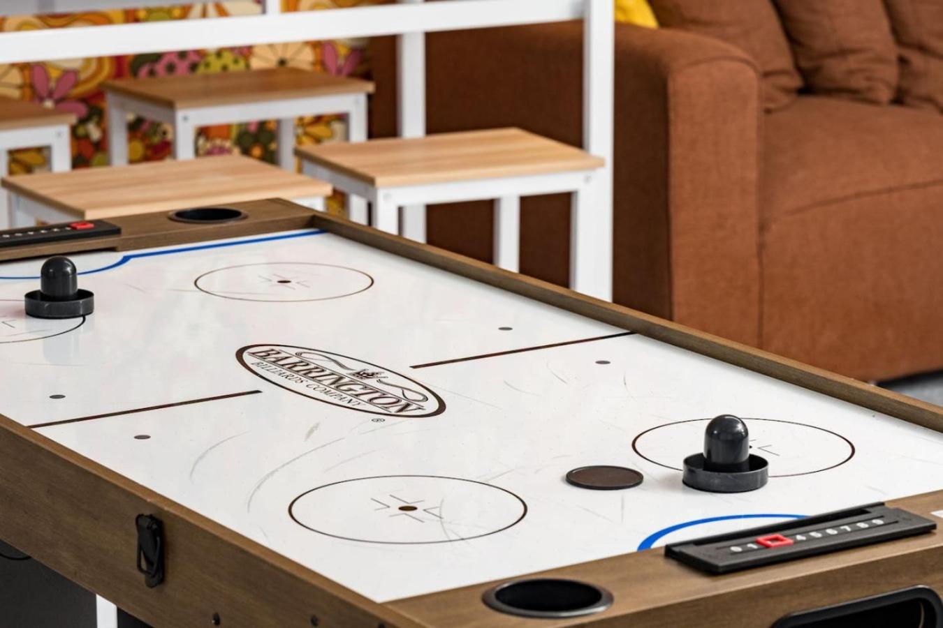 The Santorini Retreat Pool Hot Tub Game Room