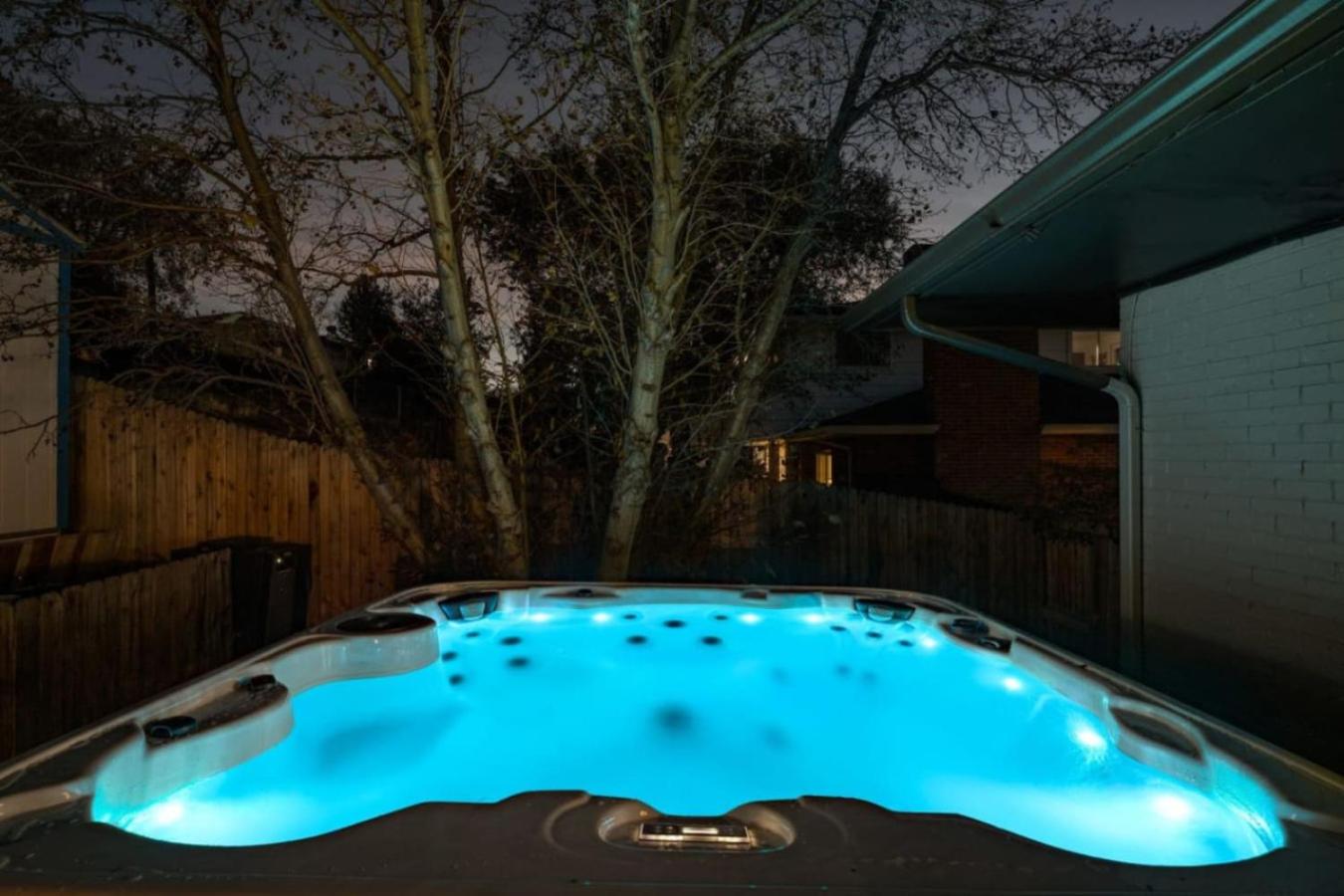 The Santorini Retreat Pool Hot Tub Game Room