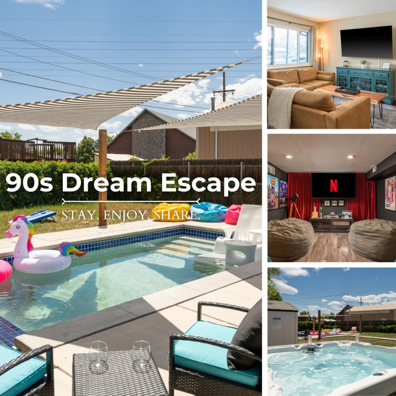 90s Dream Escape Hot Tub Gorgeous New Pool