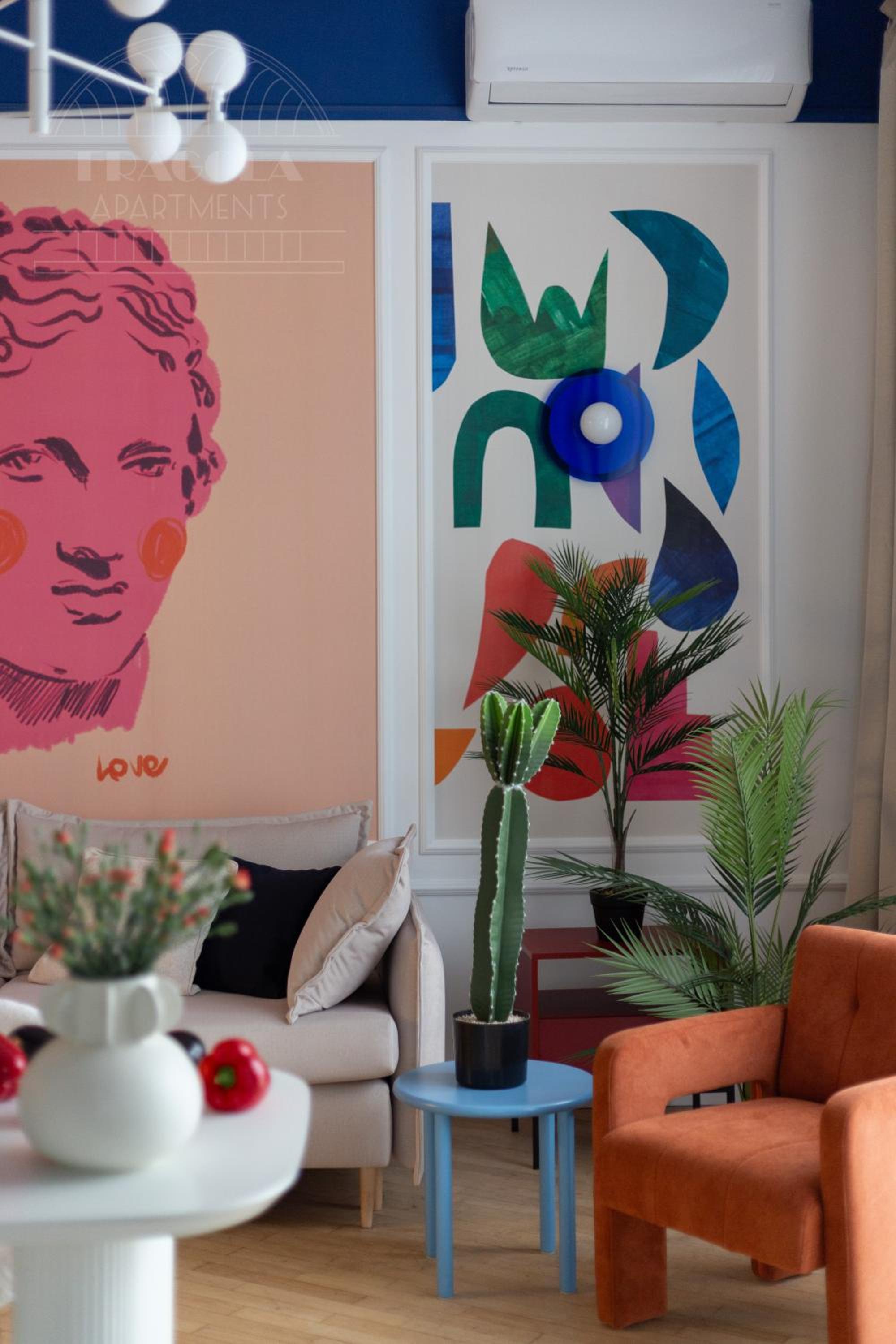 Colorful 2-bed, 100sqm apartment in the heart of Kazimierz