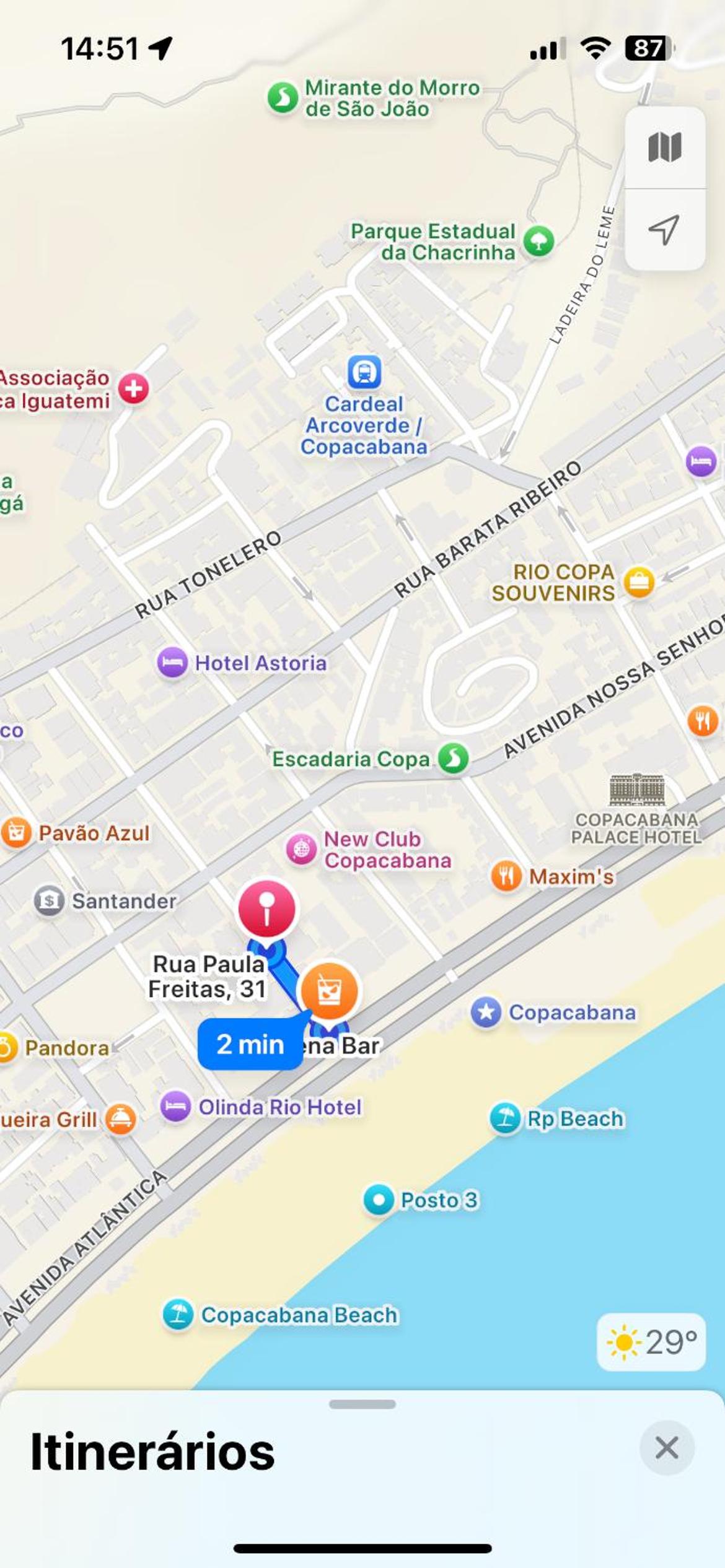 RioSouth apartaments - Quase Pe Na Areia Estiloso e PRIVATIVO, a 1 min da PRAIA de Copacabana